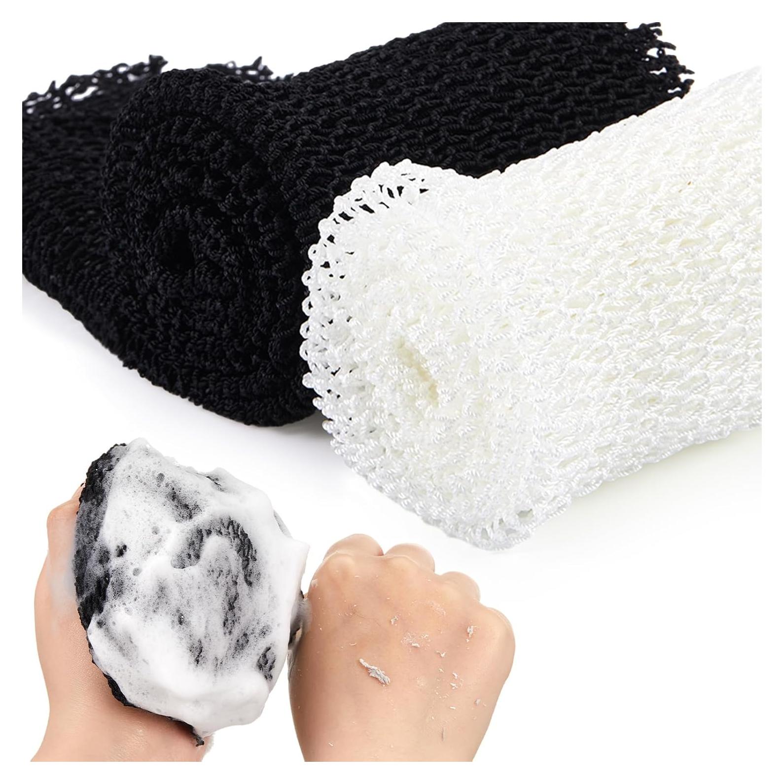 Esponja Exfoliante Africana Shappy 2 Pcs 65x20 cm Nylon