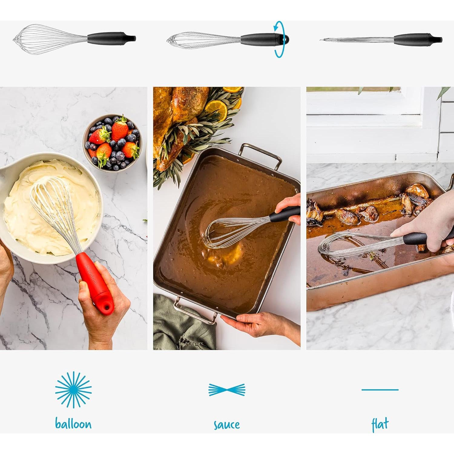 Batidor de Globo Flisk Dreamfarm Negro 29.5 cm