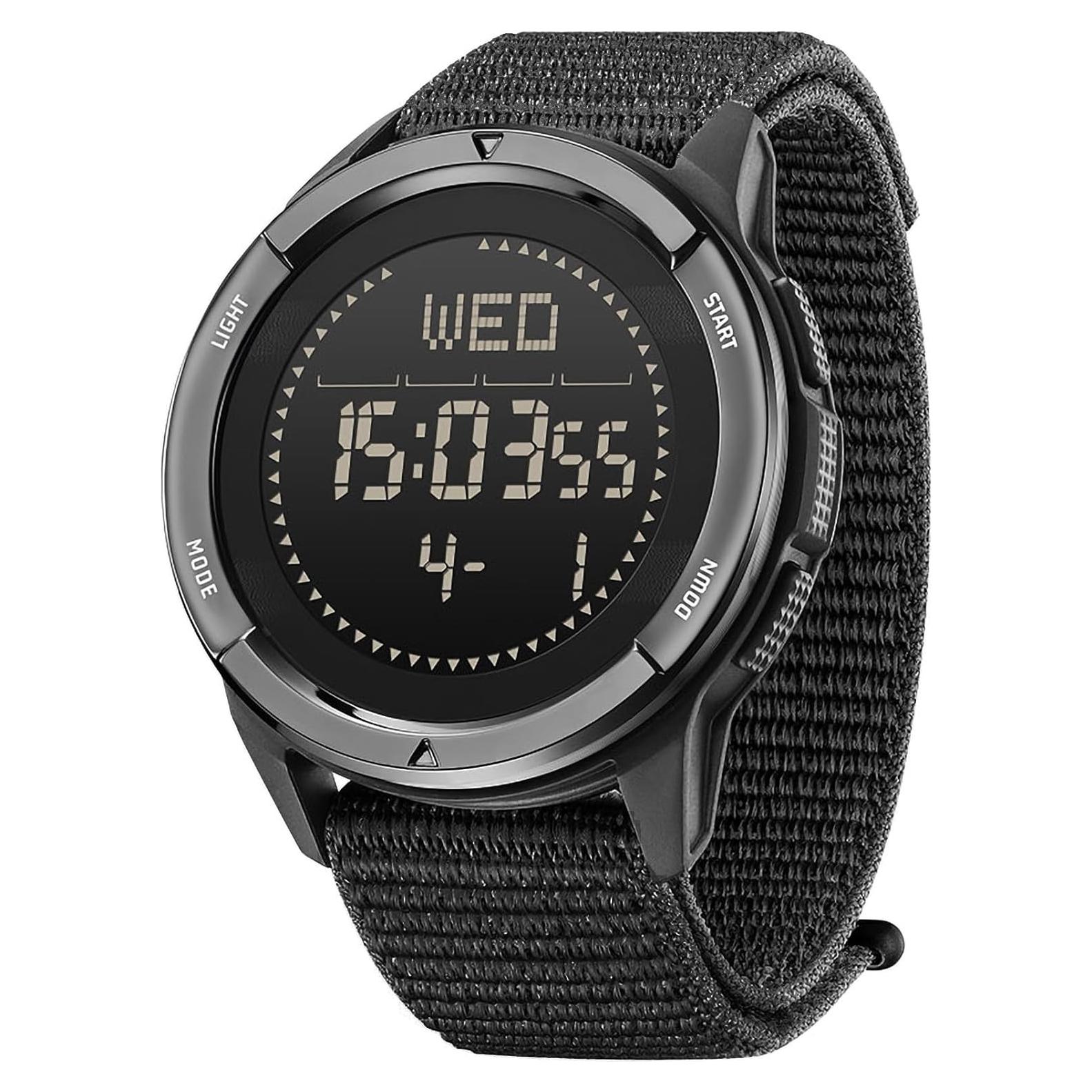 Reloj Táctico DIDITIME para Hombres - Digital, Impermeable 50M