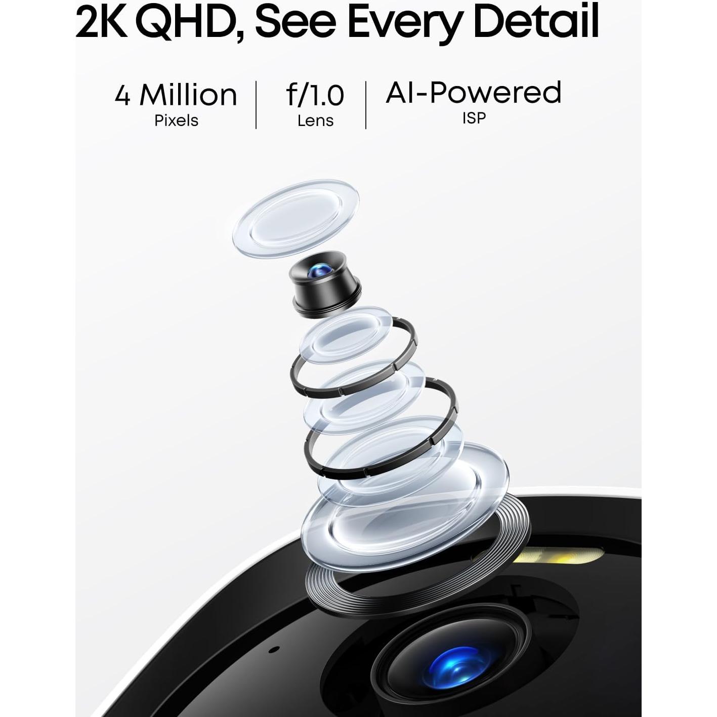 Kit de 2 Cámaras de Seguridad Inalámbricas eufyCam E40 2K