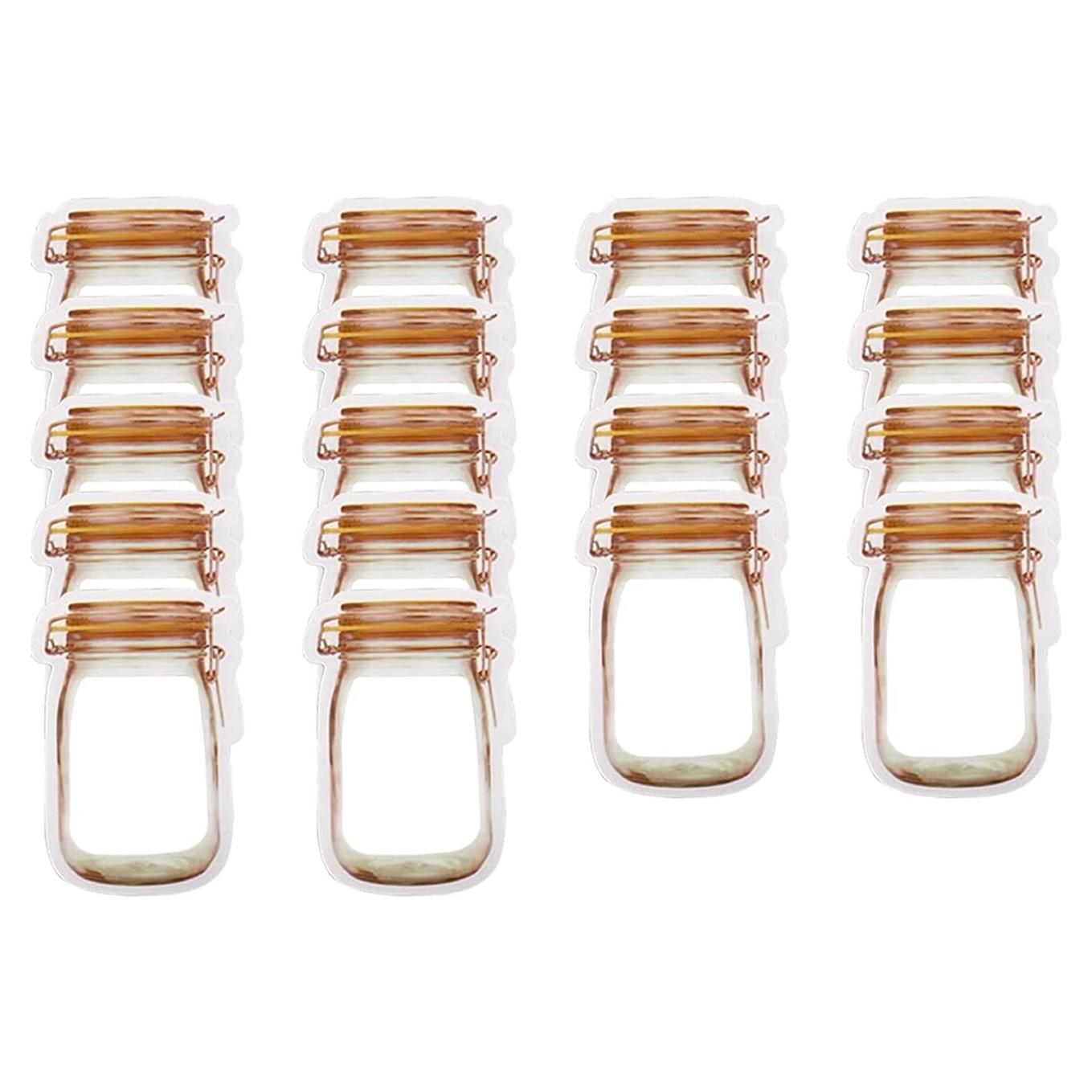 Bolsas Ziplock Reutilizables Enkrio 18Pcs 120ml para Alimentos