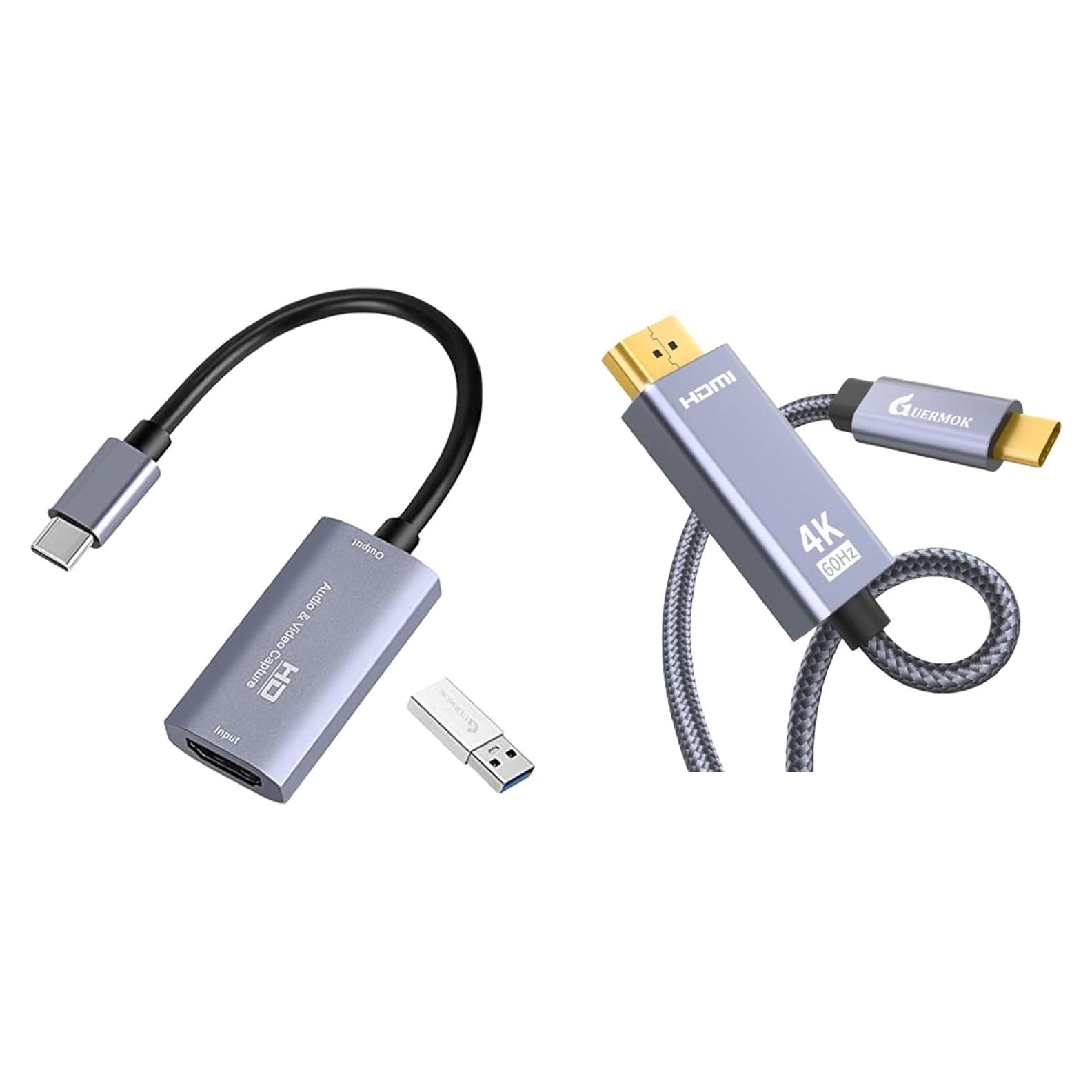 Tarjeta de Captura de Video HDMI Guermok 1080P 60FPS 4K 2m