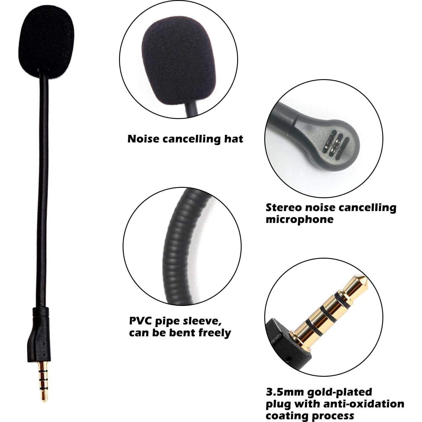 Micrófono Compatible SteelSeries Arctis 1 - Sonido Claro 360°