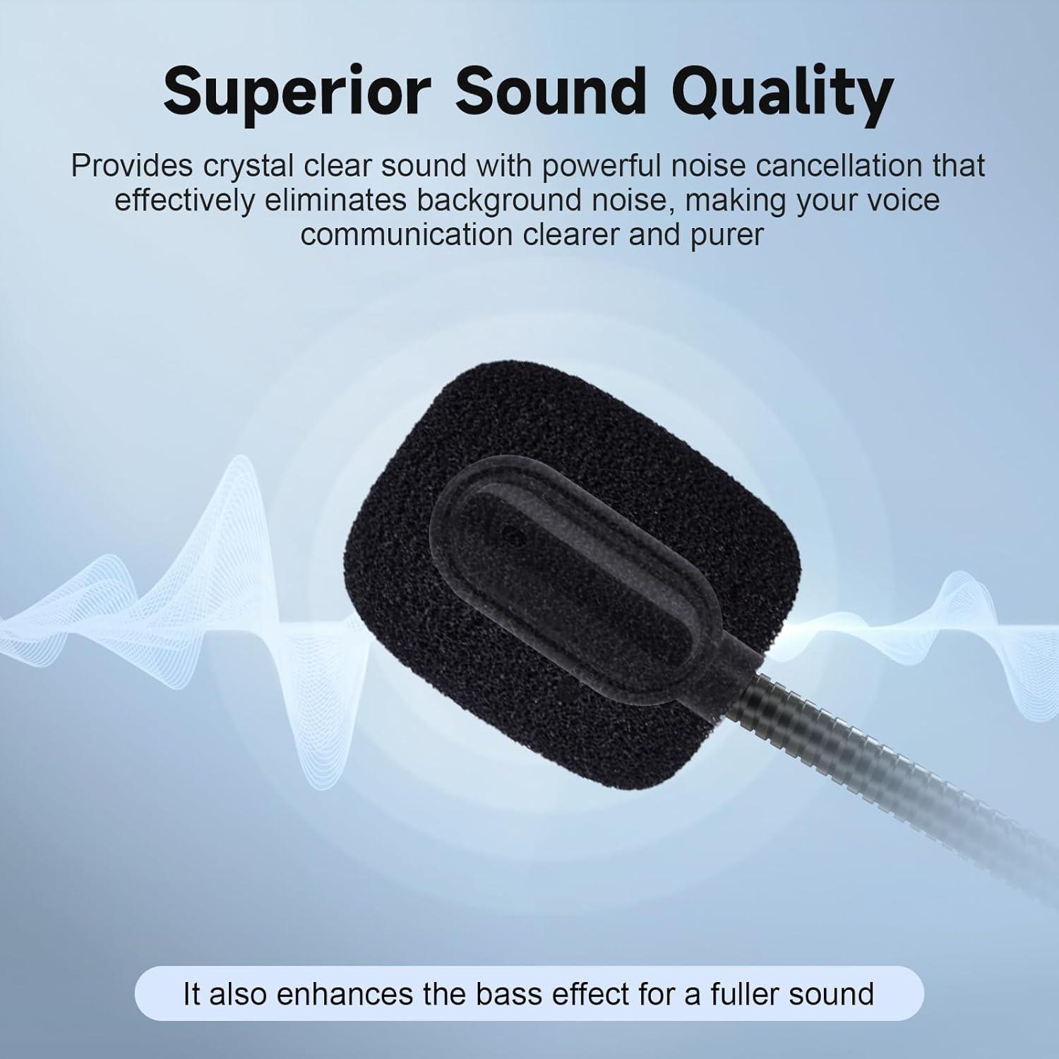 Toxaoii Mic Replacement Compatible with Logitech G PRO X2, G PRO X Wireless, and G Pro Wired Gaming Headsets, 3.5mm Detachable G Pro X Noise Cancelling Microphone Boom for Xbox One, PS4, PS5