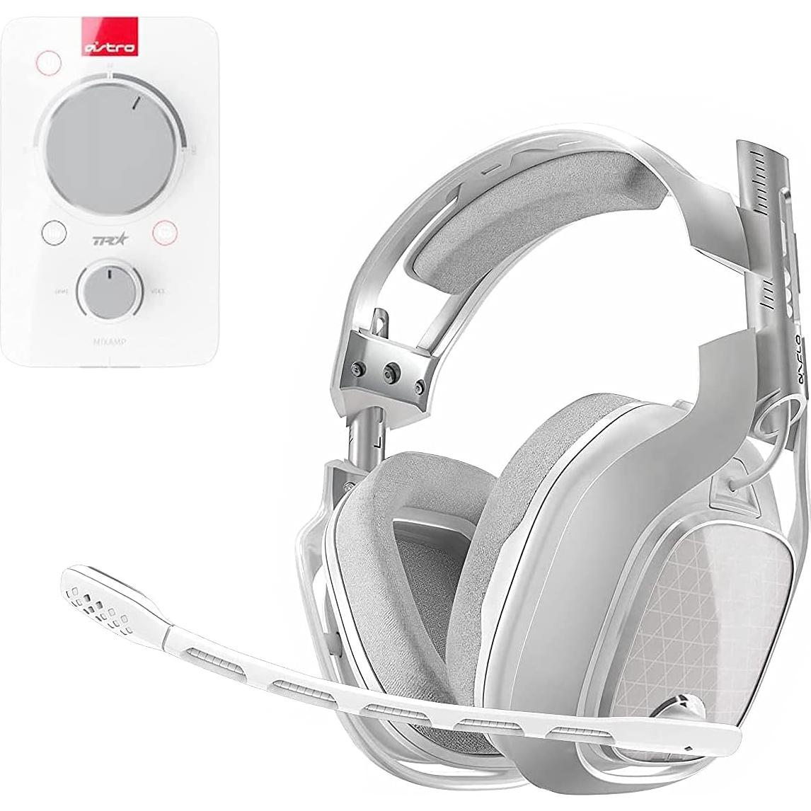 Micrófono desmontable Astro A40 TR blanco con cancelación de ruido