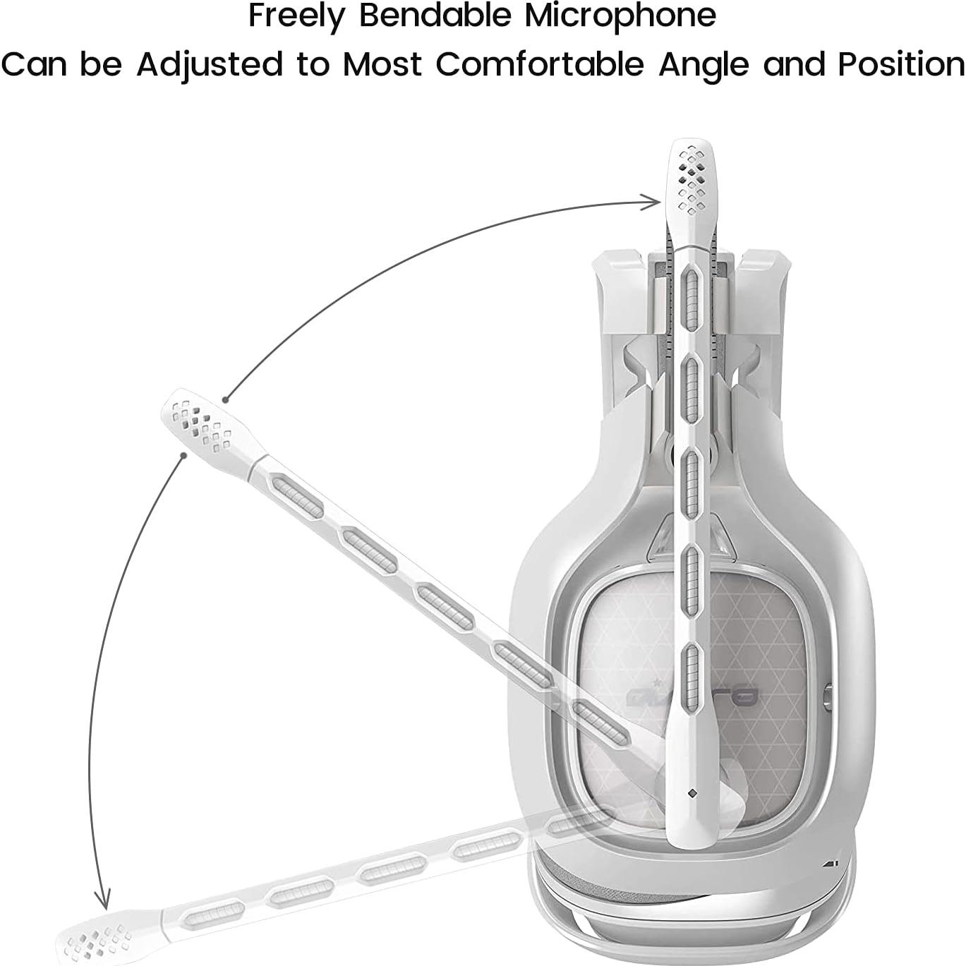 Micrófono desmontable Astro A40 TR blanco con cancelación de ruido