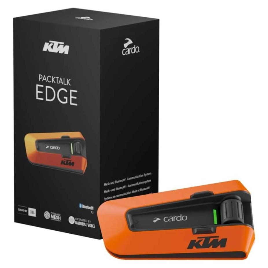 Intercomunicador Bluetooth Cardo Packtalk Edge KTM - Impermeable