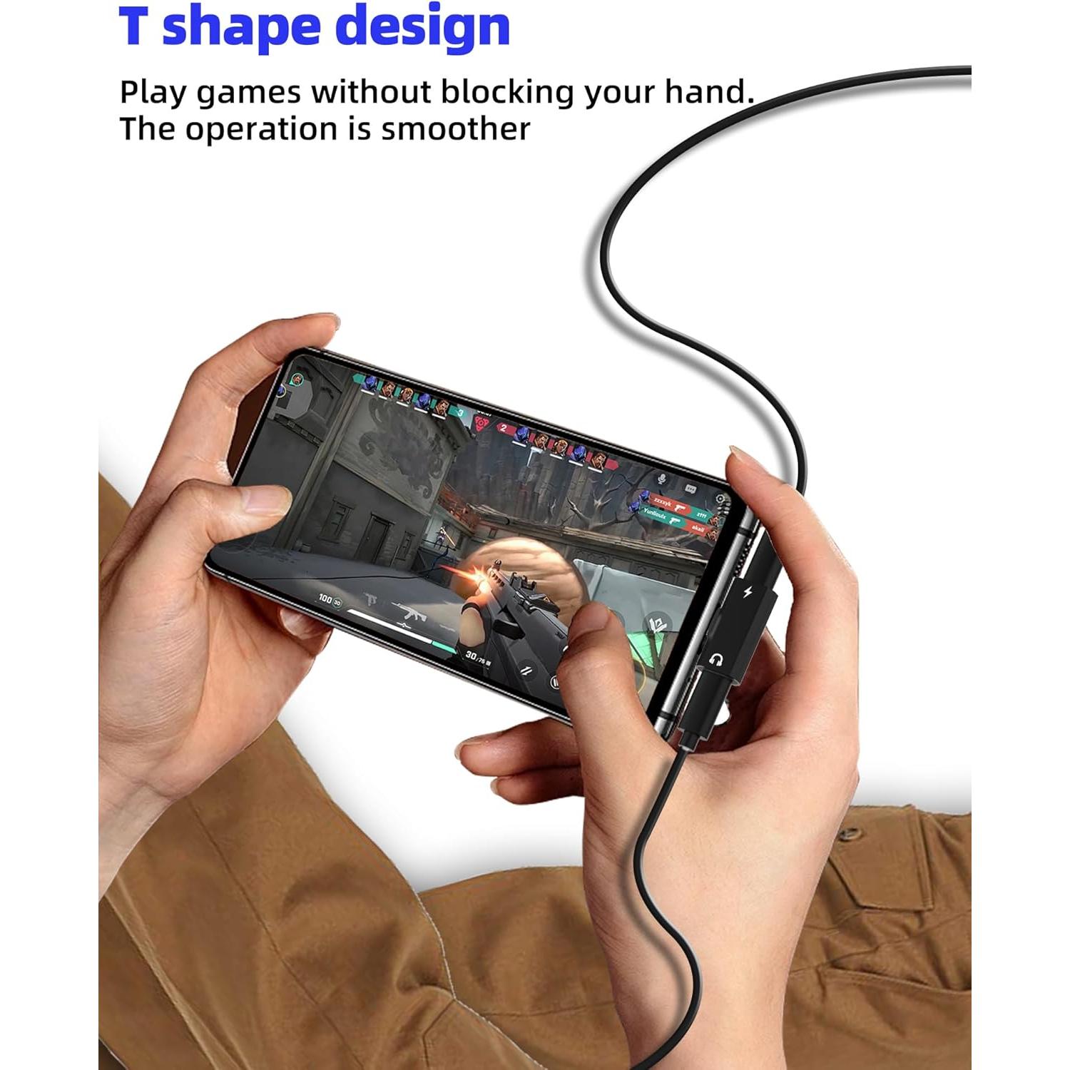 Adaptador USB C 2 en 1 Zoyuzan para iPhone 16/15 Pro Max