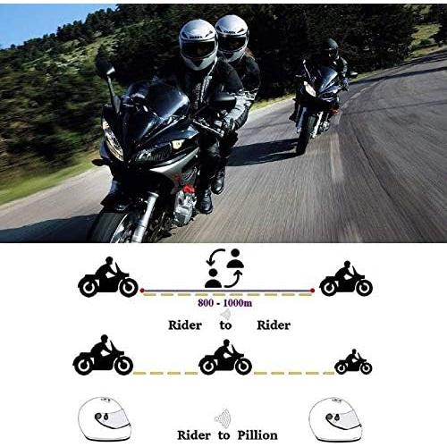 Intercomunicador Bluetooth QSPORTPEAK BT-S3 para Motocicleta