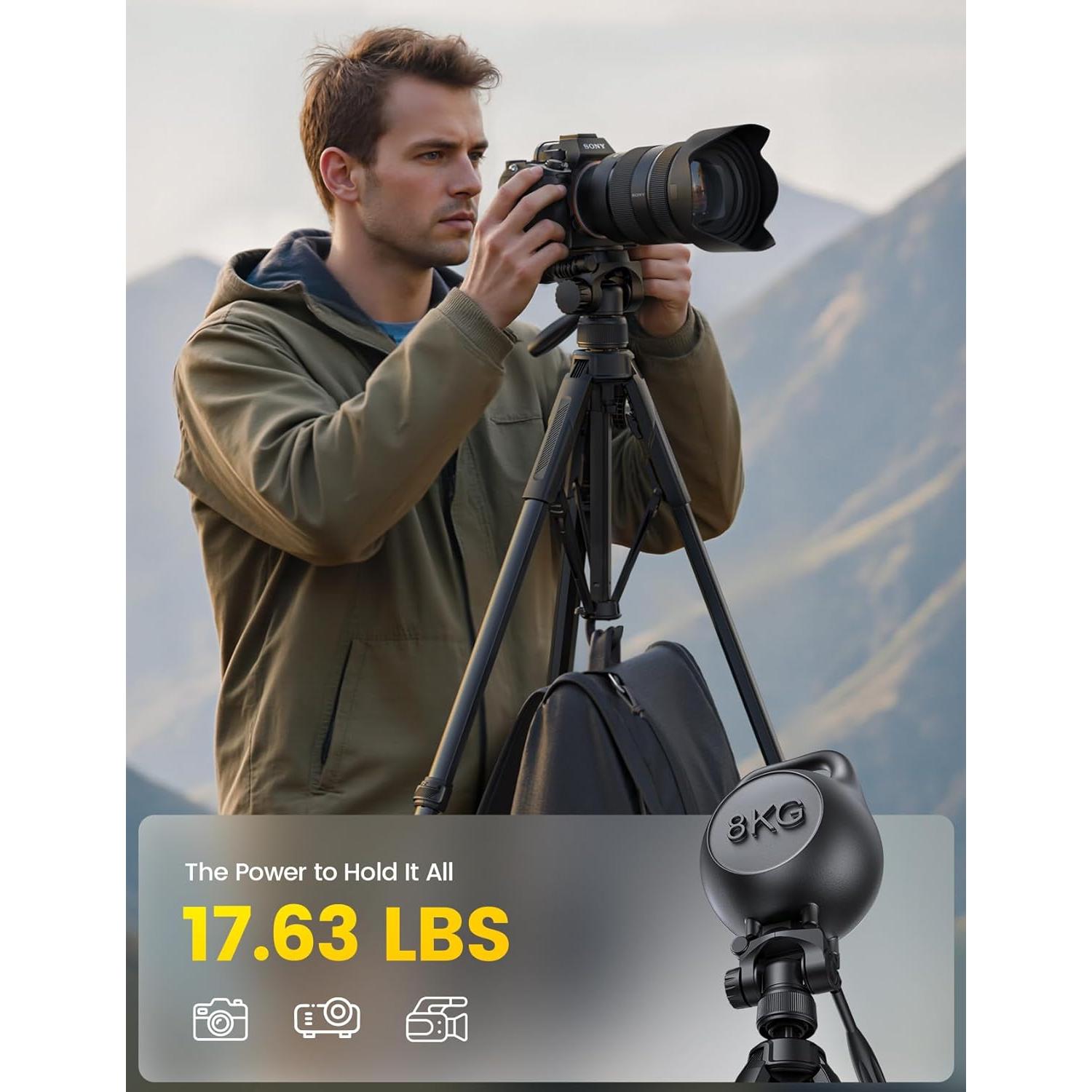 Trípode Lamicall STFC01 para Cámara y Teléfono 7.98 kg 170 cm