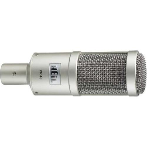 Micrófono de Estudio Dinámico Heil Sound PR 40 Negro con Soporte