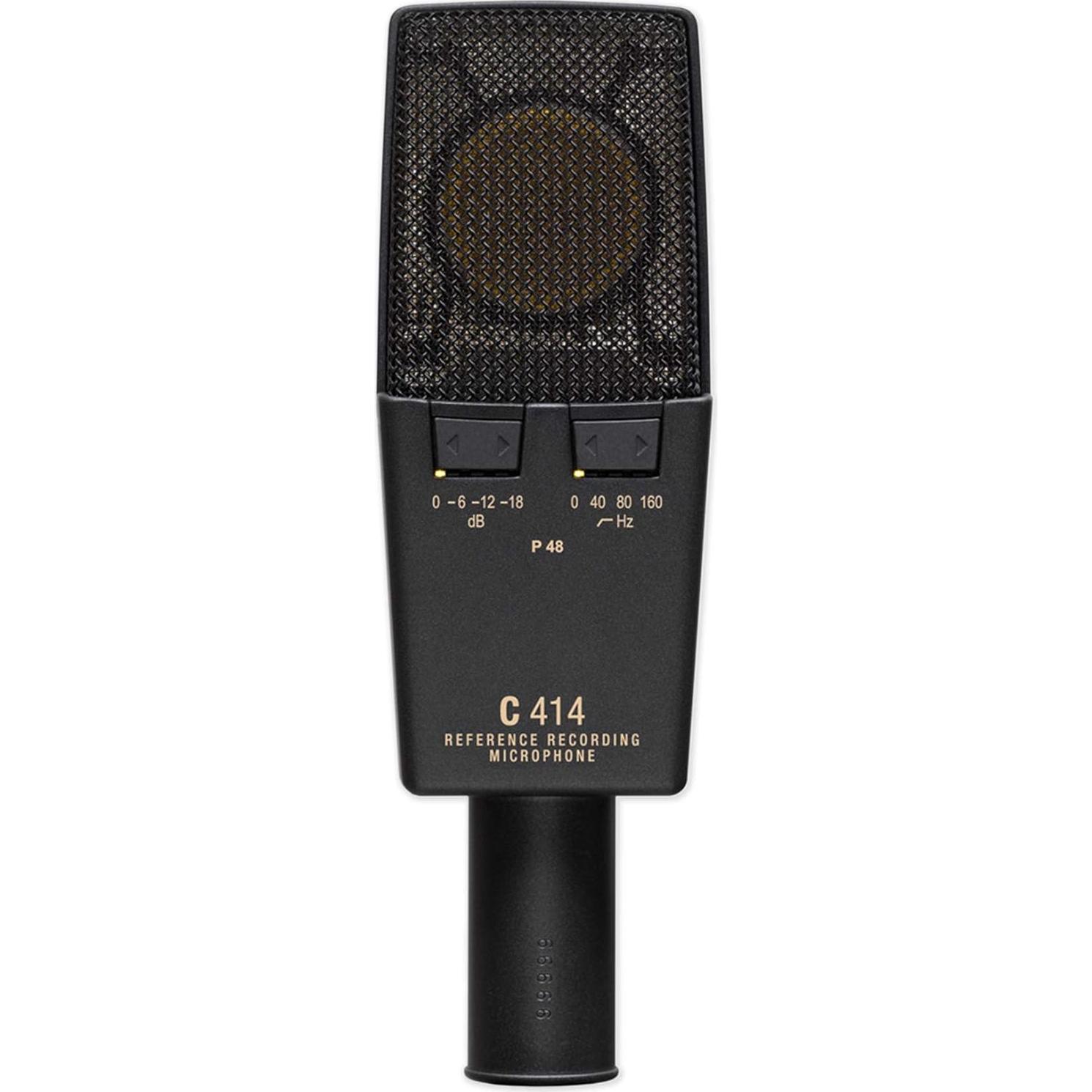 Micrófono de condensador AKG C414 XLII + Brazo de boom Audio Technica
