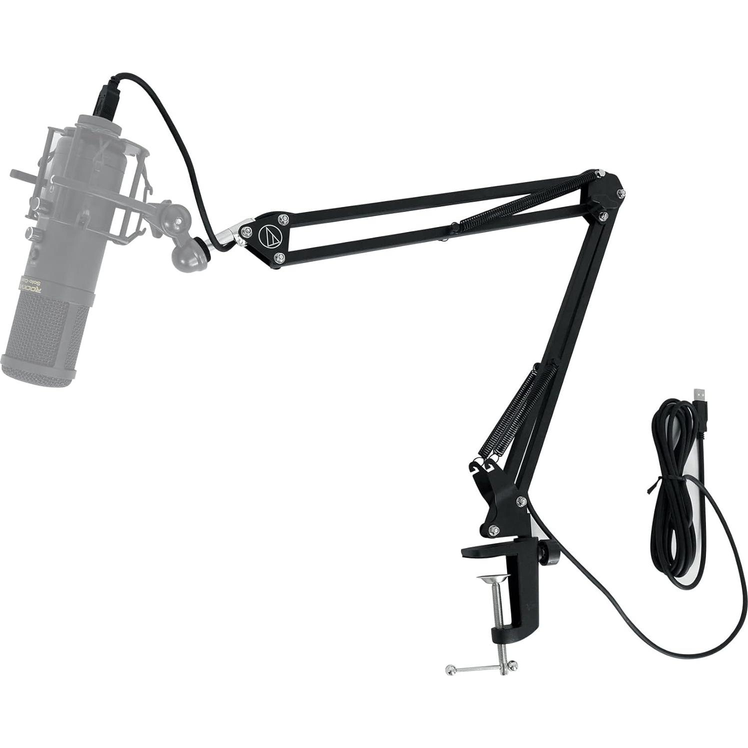 Micrófono de condensador AKG C414 XLII + Brazo de boom Audio Technica