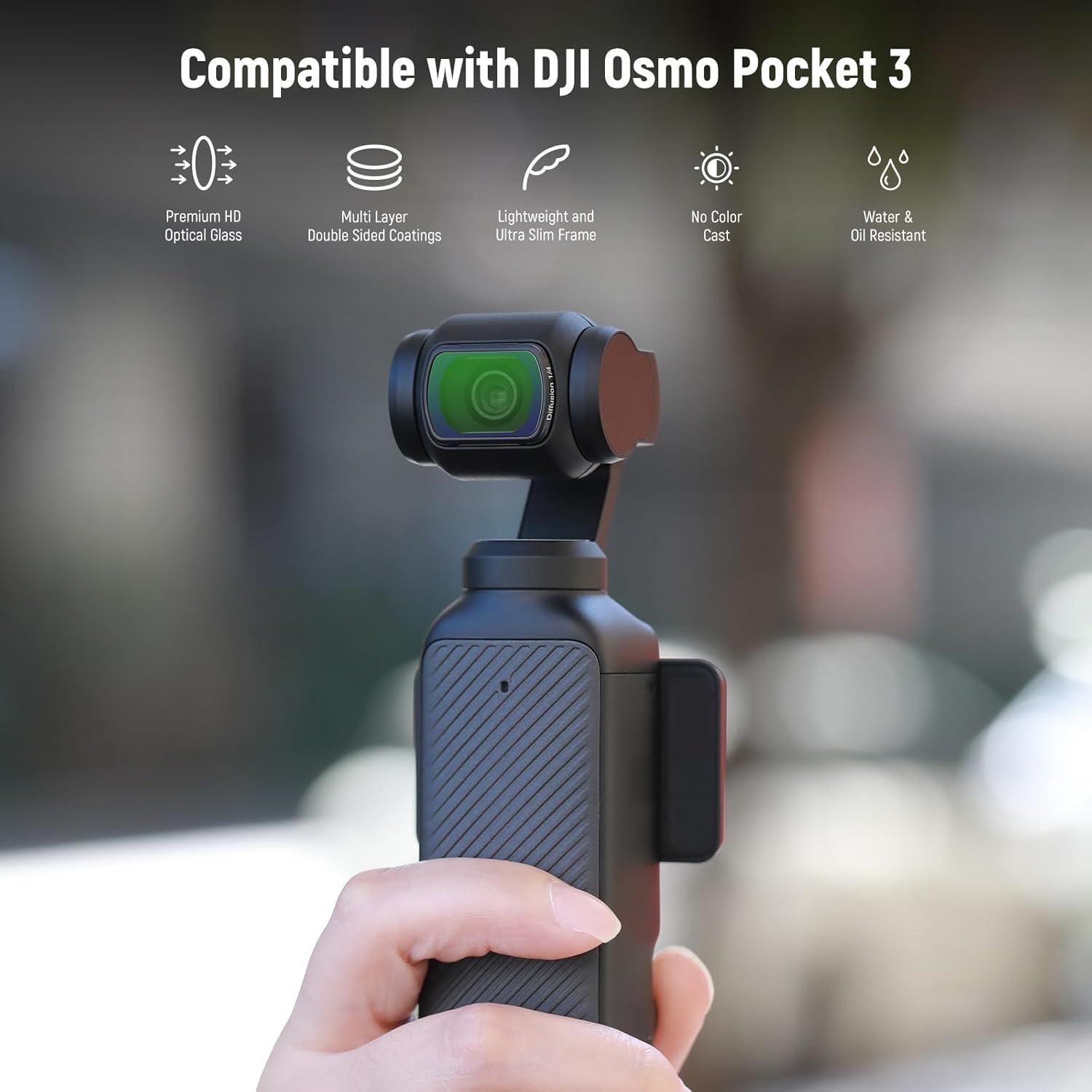 Kit de Filtros ND Magnéticos y Lente Gran Angular NEEWER para DJI OSMO Pocket 3