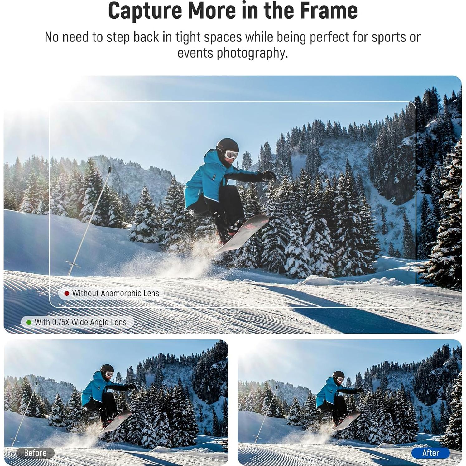 Kit de Filtros ND Magnéticos y Lente Gran Angular NEEWER para DJI OSMO Pocket 3
