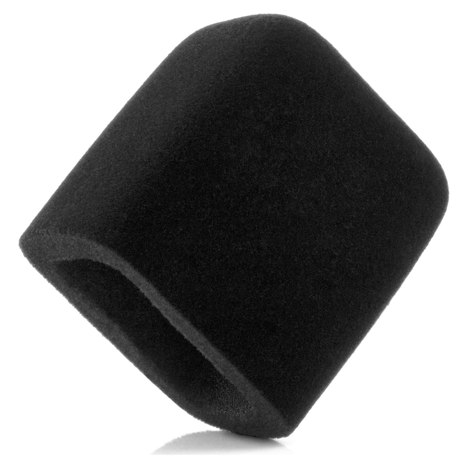 AM8 Pop Filter, Windscreen Compatible with FIFINE AM8 Microphone Replacement Flocked Protector Black Cover