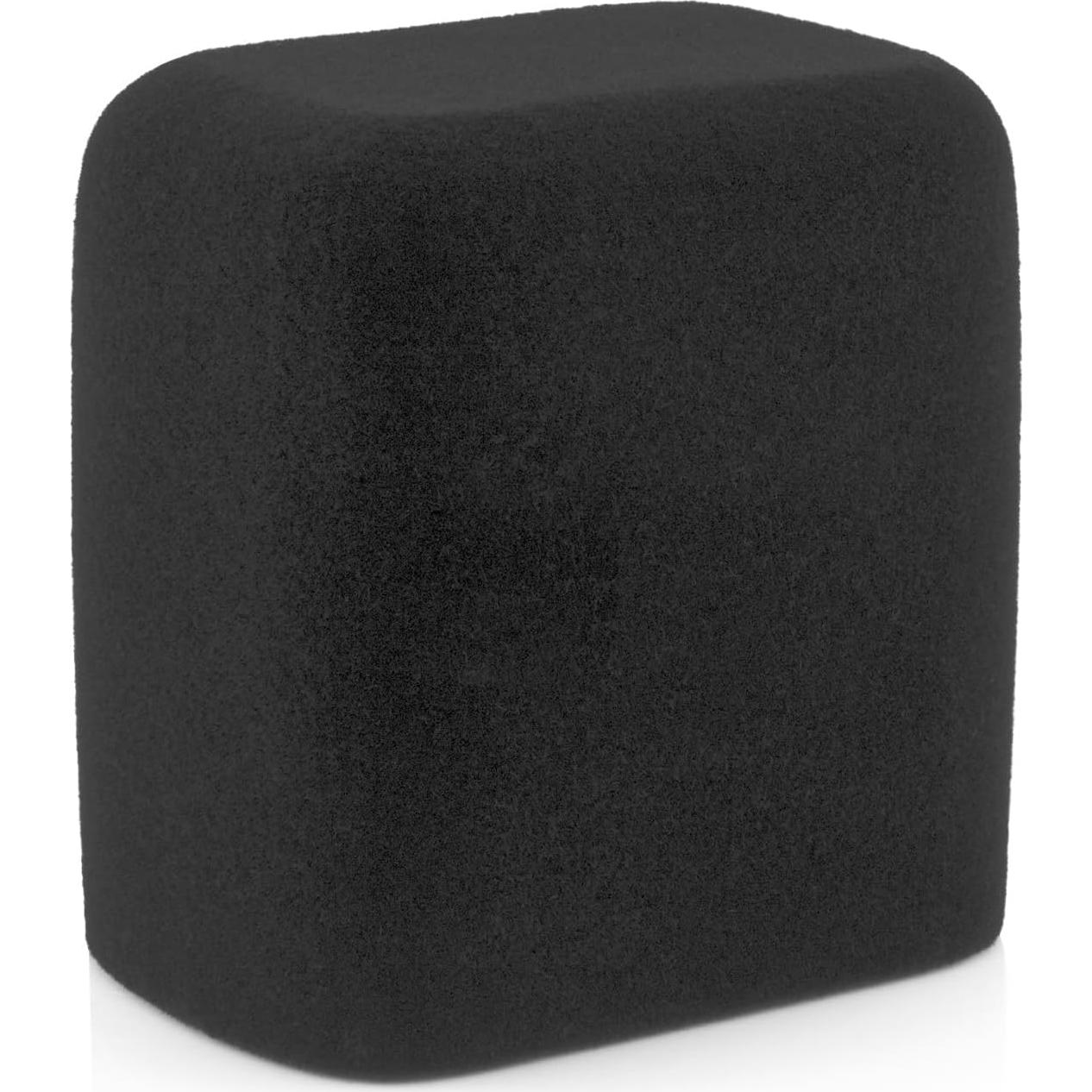 AM8 Pop Filter, Windscreen Compatible with FIFINE AM8 Microphone Replacement Flocked Protector Black Cover