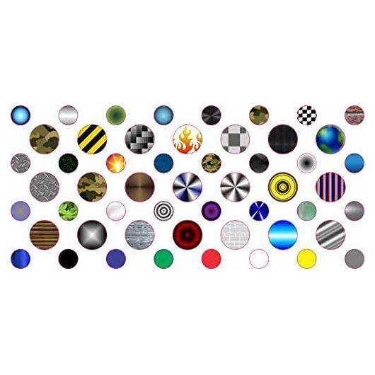 StickerTalk Cubiertas de Webcam con Puntos - 53 Stickers