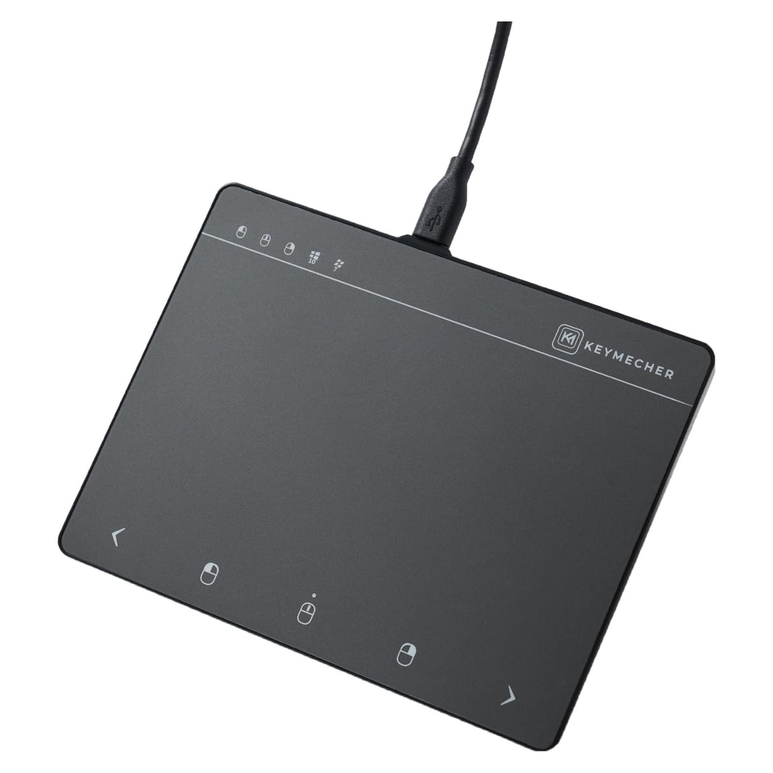 Touchpad con Cable KEYMECHER MANO-603UV2-BK para Windows 11/10