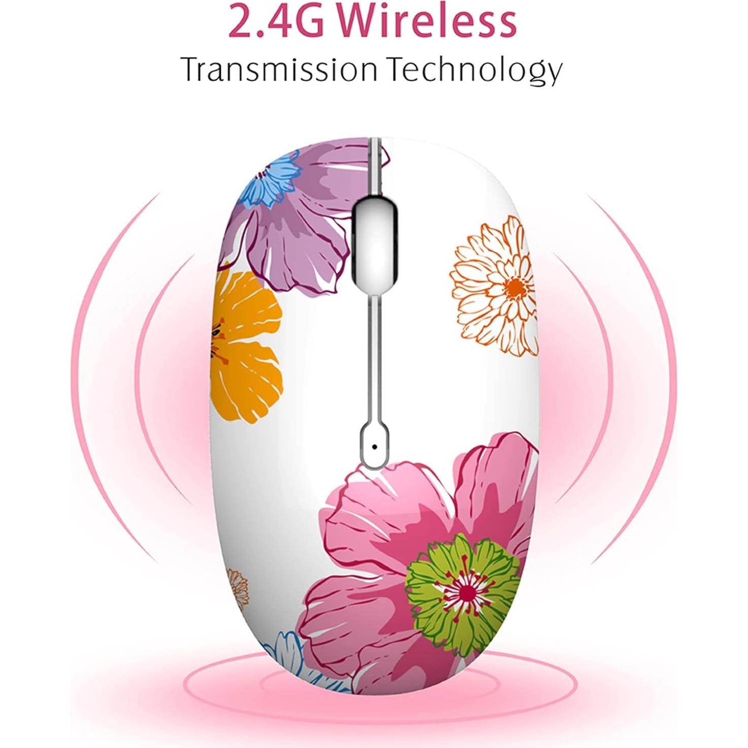 Ratón Inalámbrico TENMOS M101 Óptico Silencioso 1600 DPI