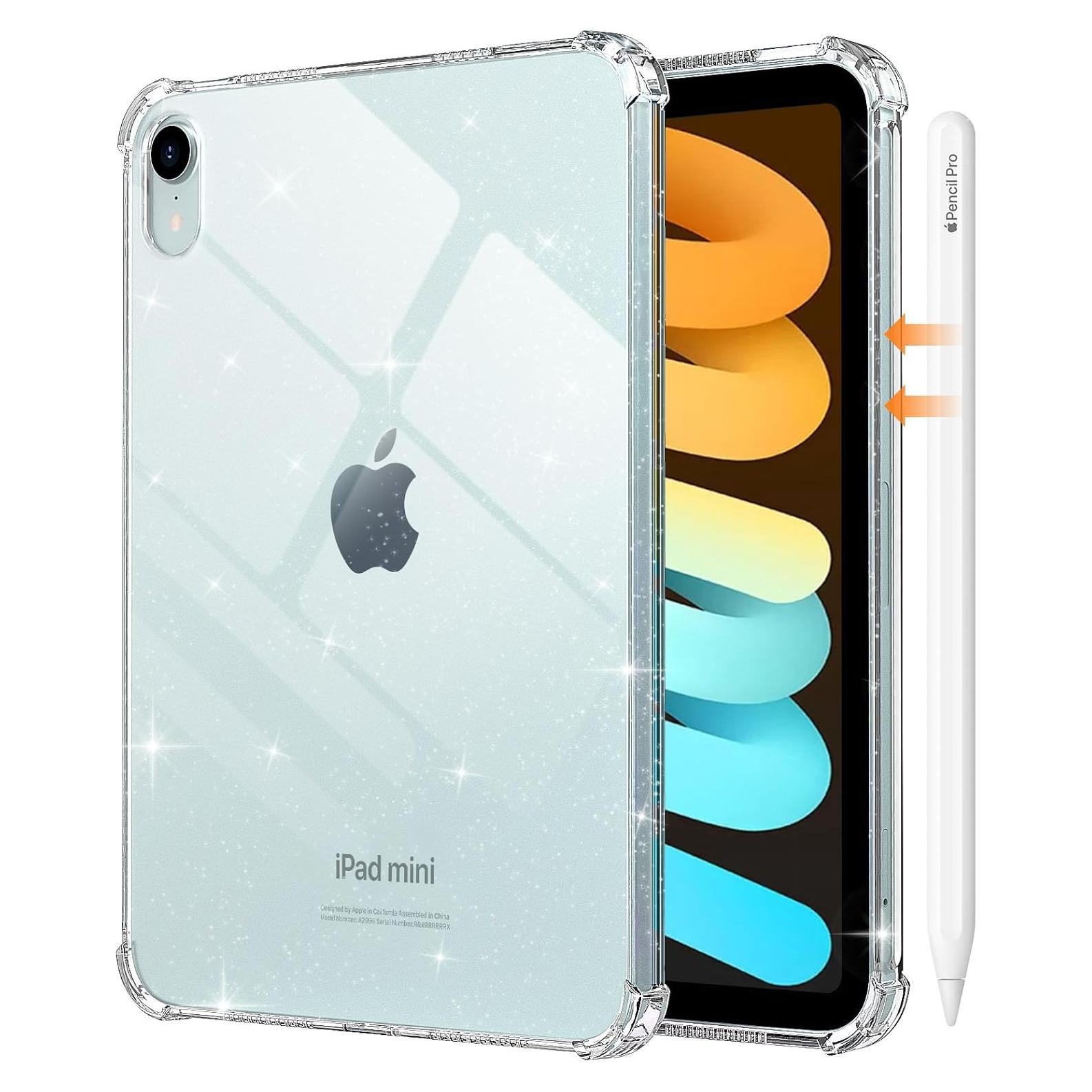 Funda MoKo para iPad Mini 7 8.3" 2024 Transparente TPU