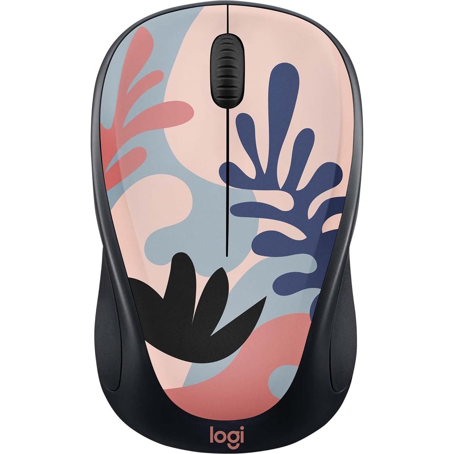Ratón Inalámbrico Logitech Colección de Diseño Coral