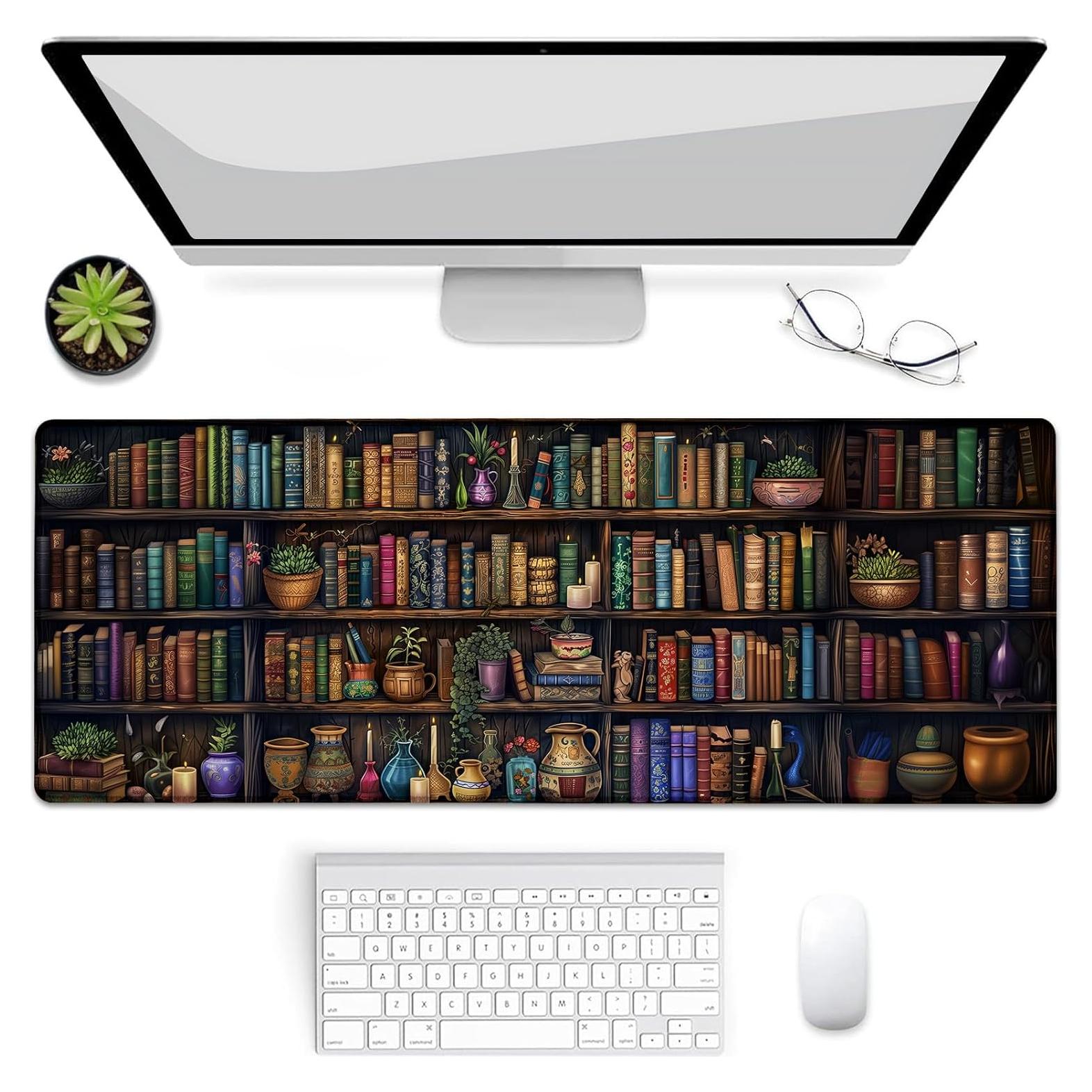 Alfombrilla de Ratón VANZEV Bookshelf 80 cm x 30 cm Antideslizante