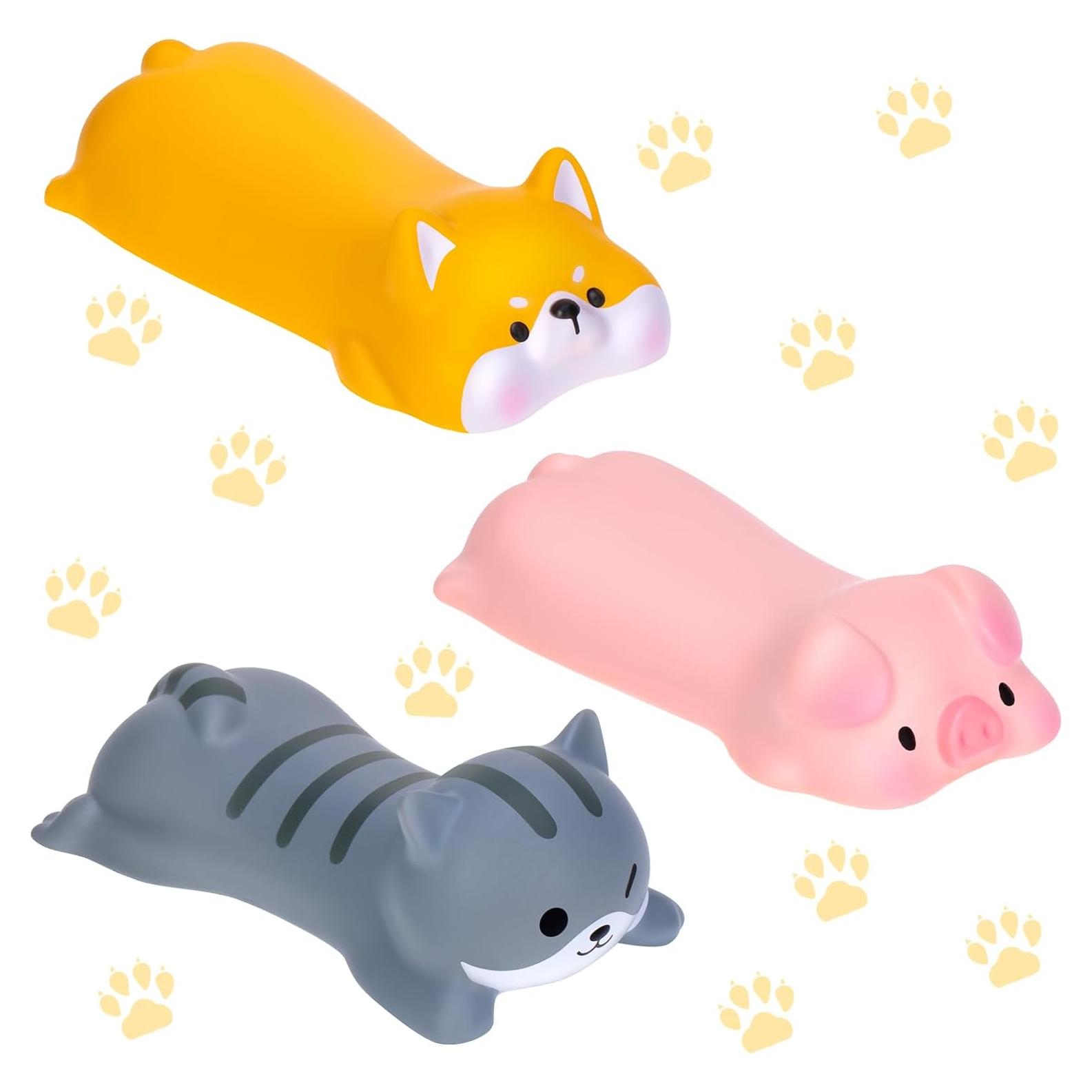 Soporte de Muñeca Ergonómico Lincia 3 Pcs Animal PU