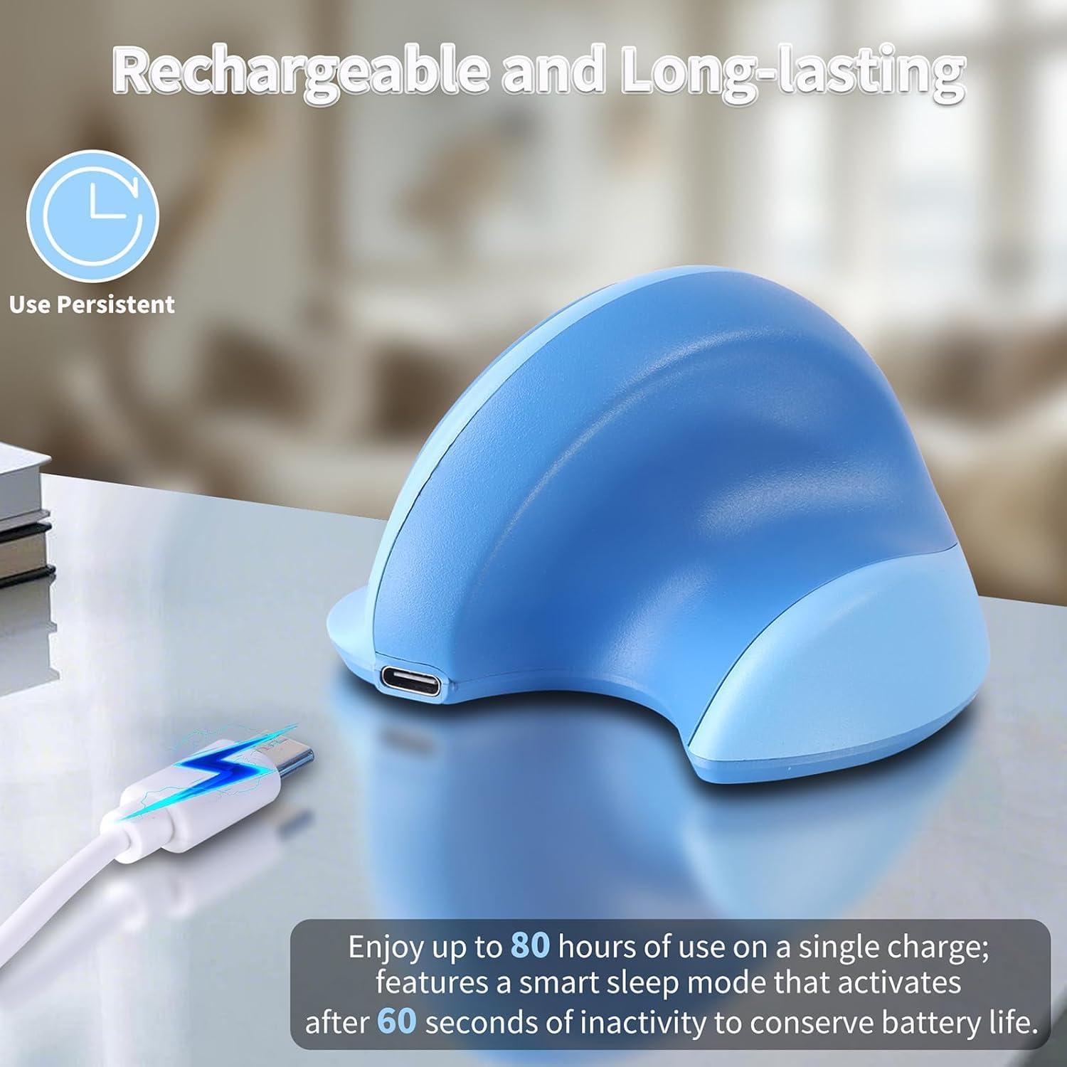 Ratón Vertical Ergonómico Mini KUYHRF Inalámbrico Bluetooth