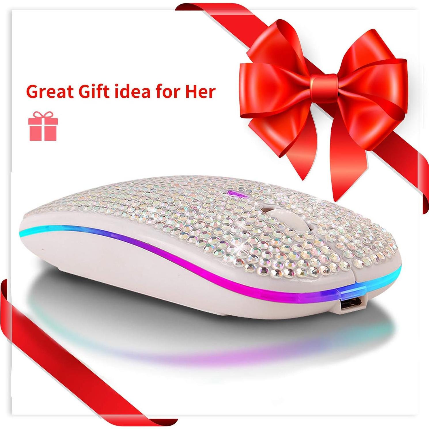 Ratón Inalámbrico Bluetooth Attoe AUB08S391WXL Blanco Recargable