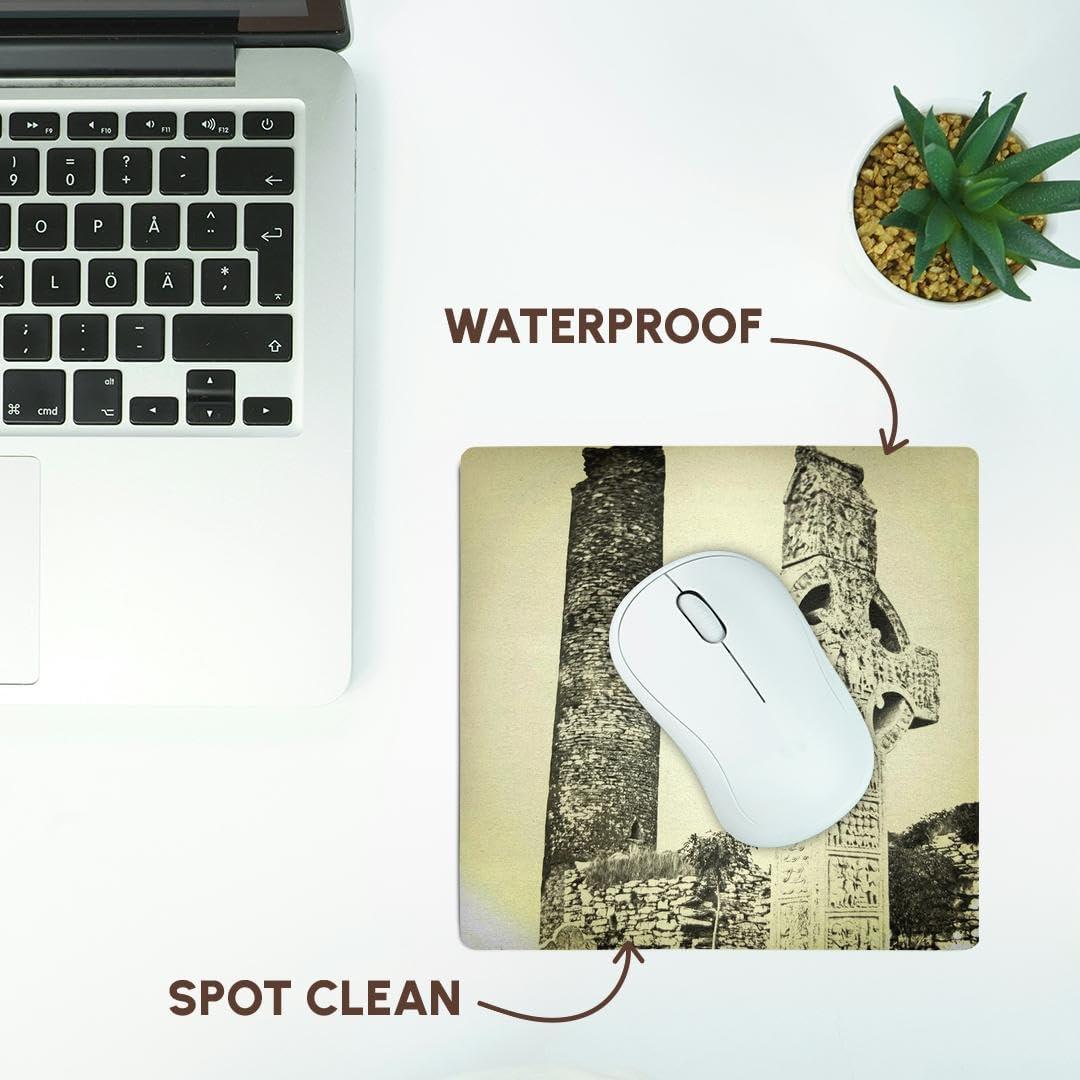 Alfombrilla para Ratón 3dRose Cruz Celta Vintage 20.32 cm