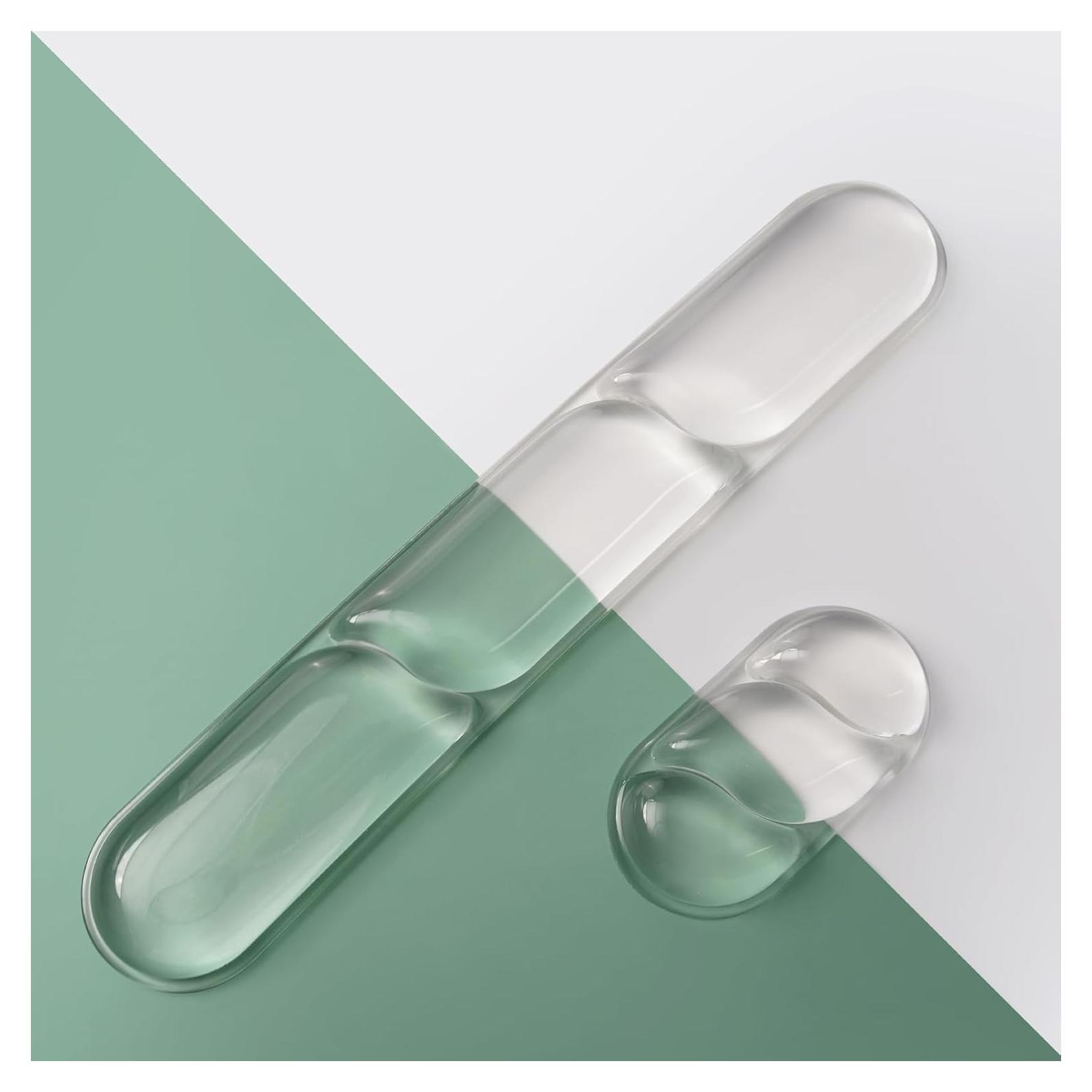 Reposamuñecas de Gel Ergonómico TECKNET Transparente 2 Piezas