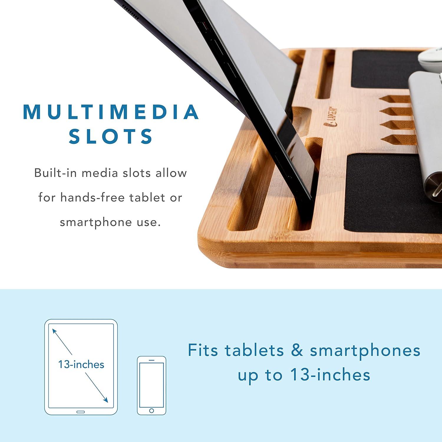 Tablero de Regazo de Bambú LapGear Pro 17.3" Natural