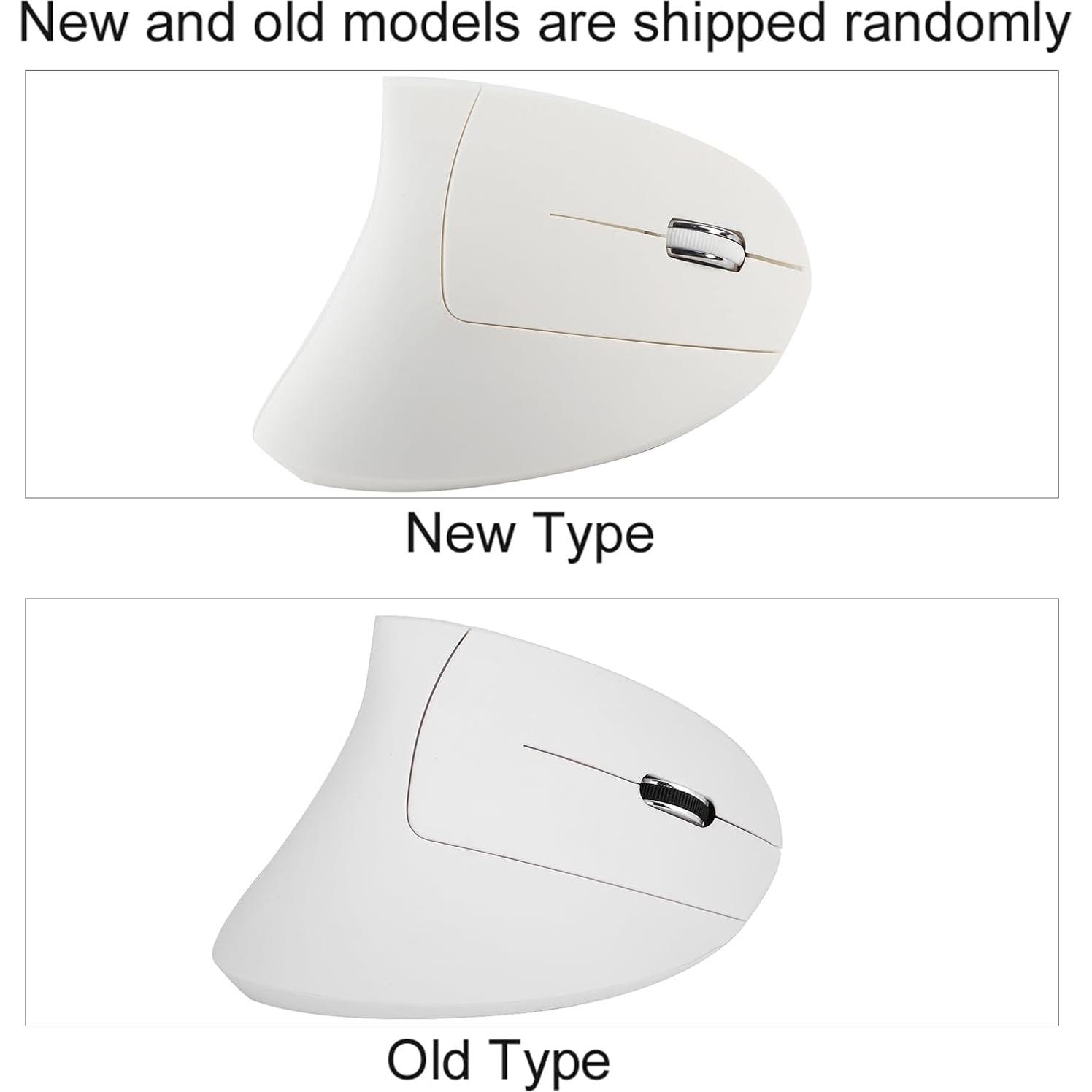 Ratón Vertical Ergonómico Goshyda 2.4GHz 800/1200/1600 DPI Blanco