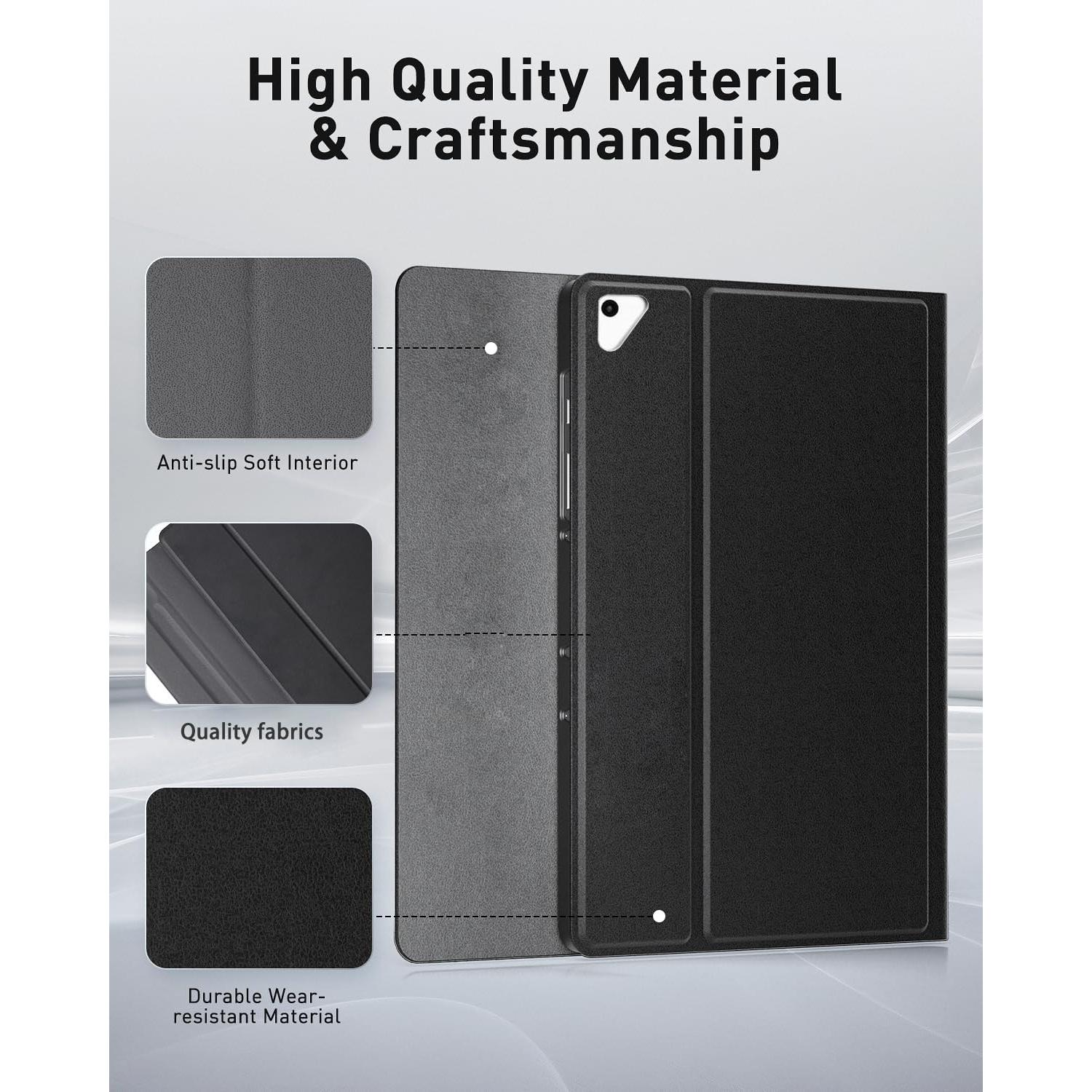 Funda de Teclado TUNKARMOR para iPad 9.7" 6ta/5ta Gen - Negro