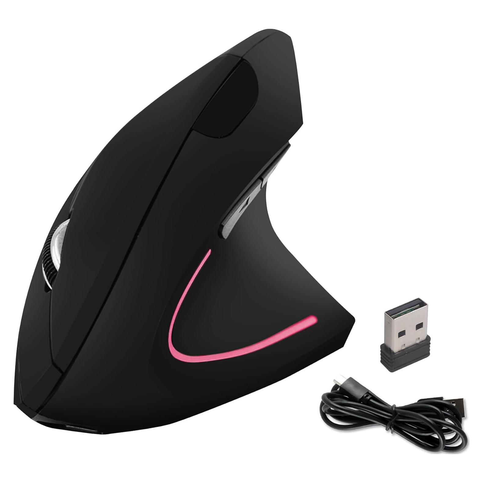 Ratón Ergonómico Inalámbrico GABONGUI Vertical 500mAh USB/Bluetooth