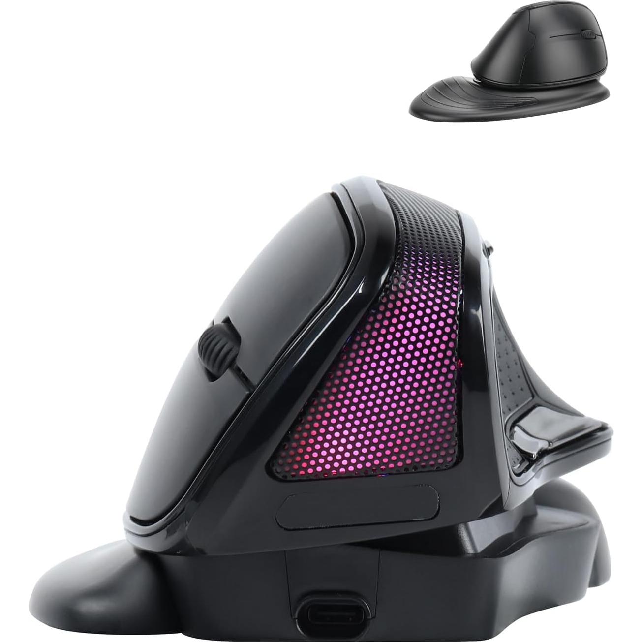 Ratón Inalámbrico Ergonómico Vertical Grande 3600 DPI USB