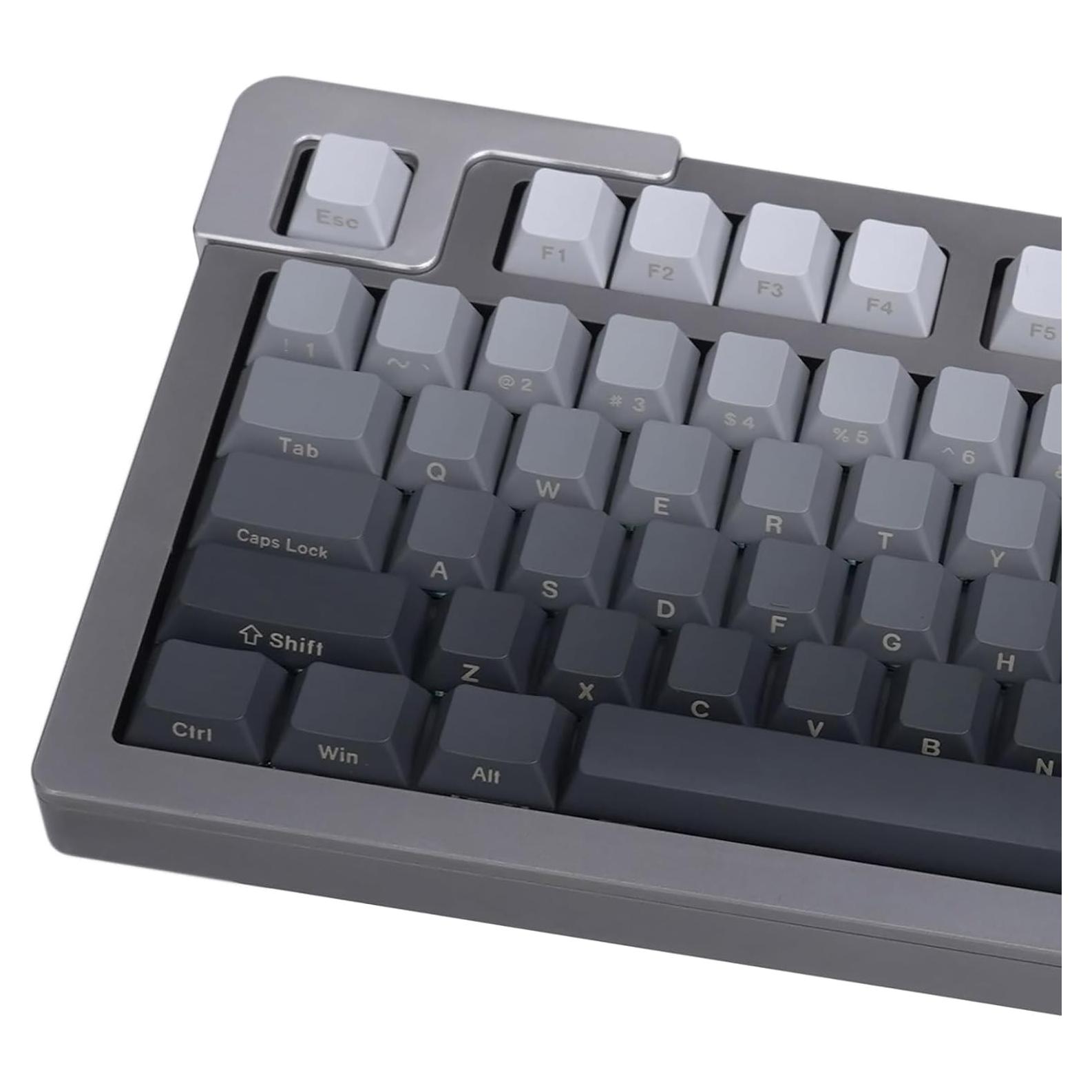 Conjunto de Teclas PBT Sublimación 125 Teclas Sumgsn Gris