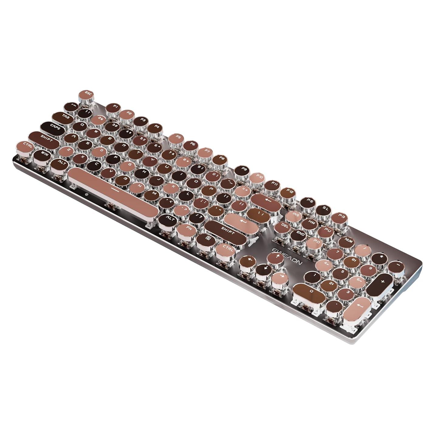 Teclado Mecánico TISHLED V30 USB-C Cableado 104 Teclas Retroiluminado