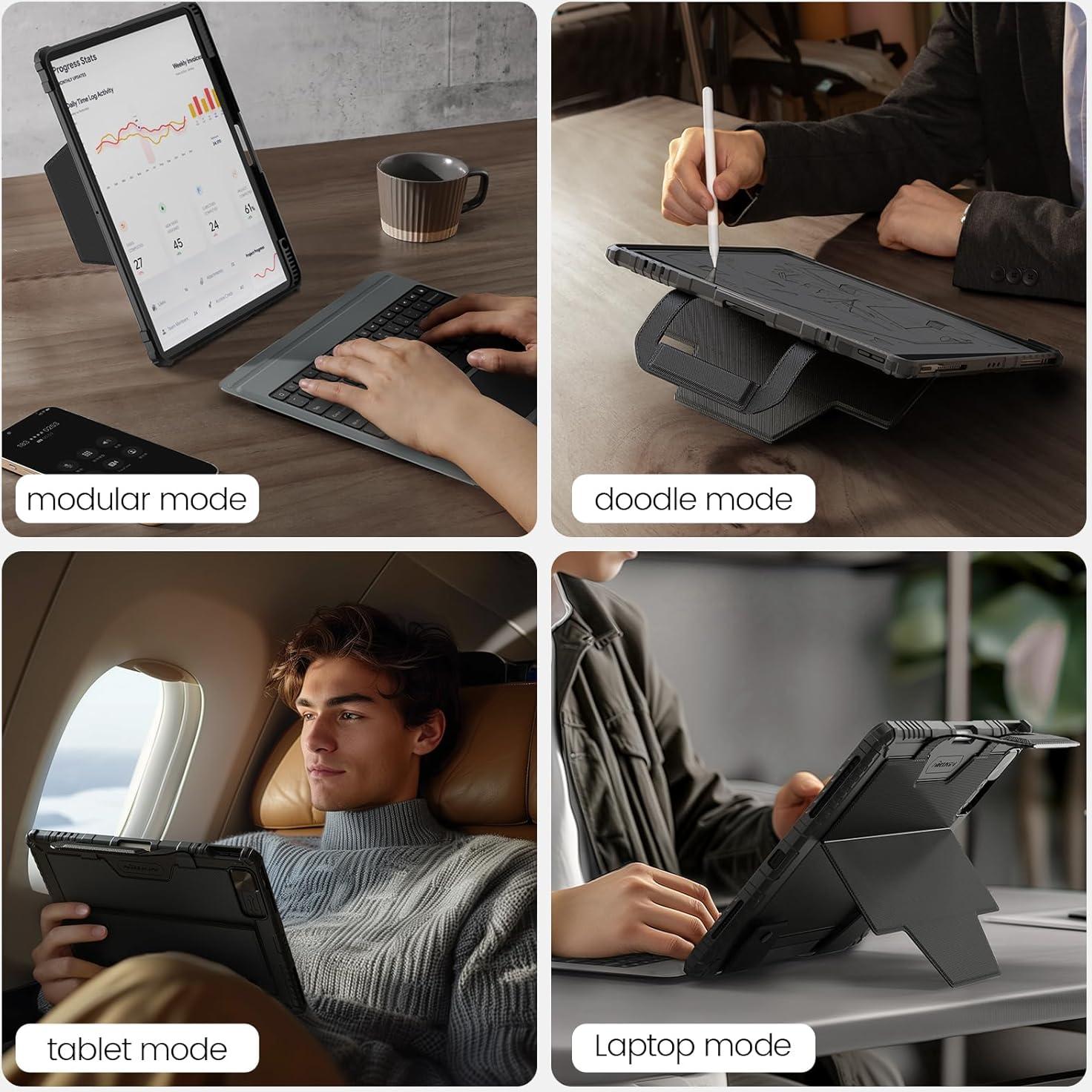 Funda de Teclado Retroiluminado Nillkin para iPad Air 13" y Pro 12.9"