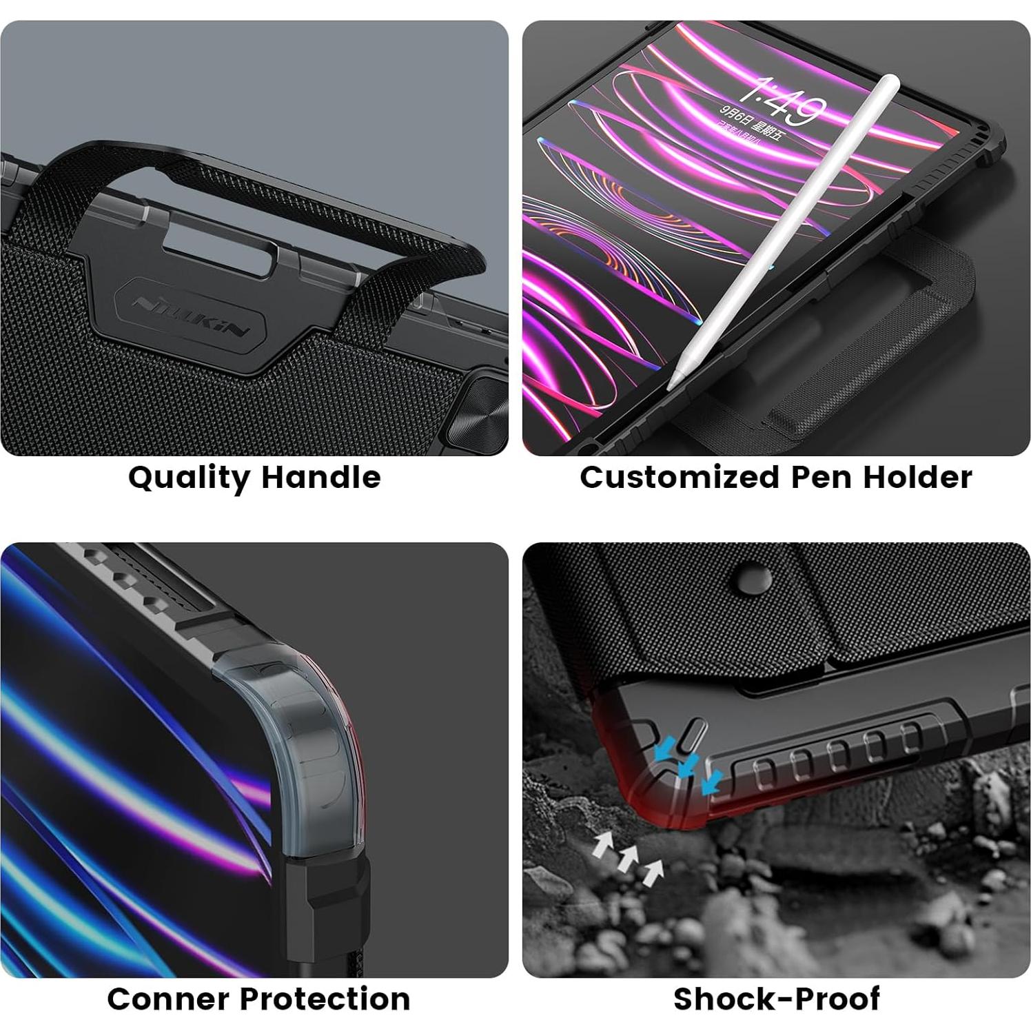 Funda de Teclado Retroiluminado Nillkin para iPad Air 13" y Pro 12.9"