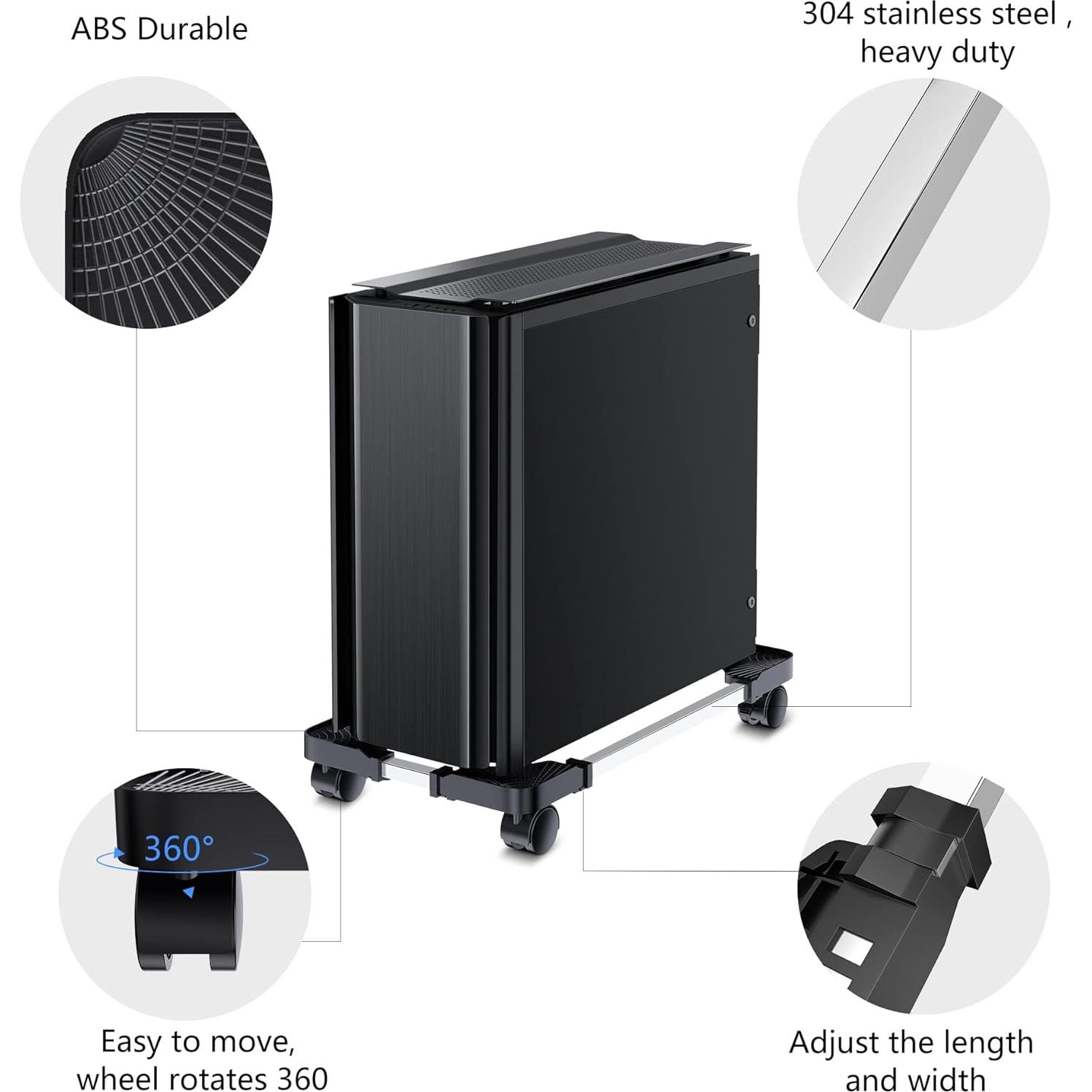 Soporte Ajustable para Torre de Computadora LABOBOLE 40x19 cm