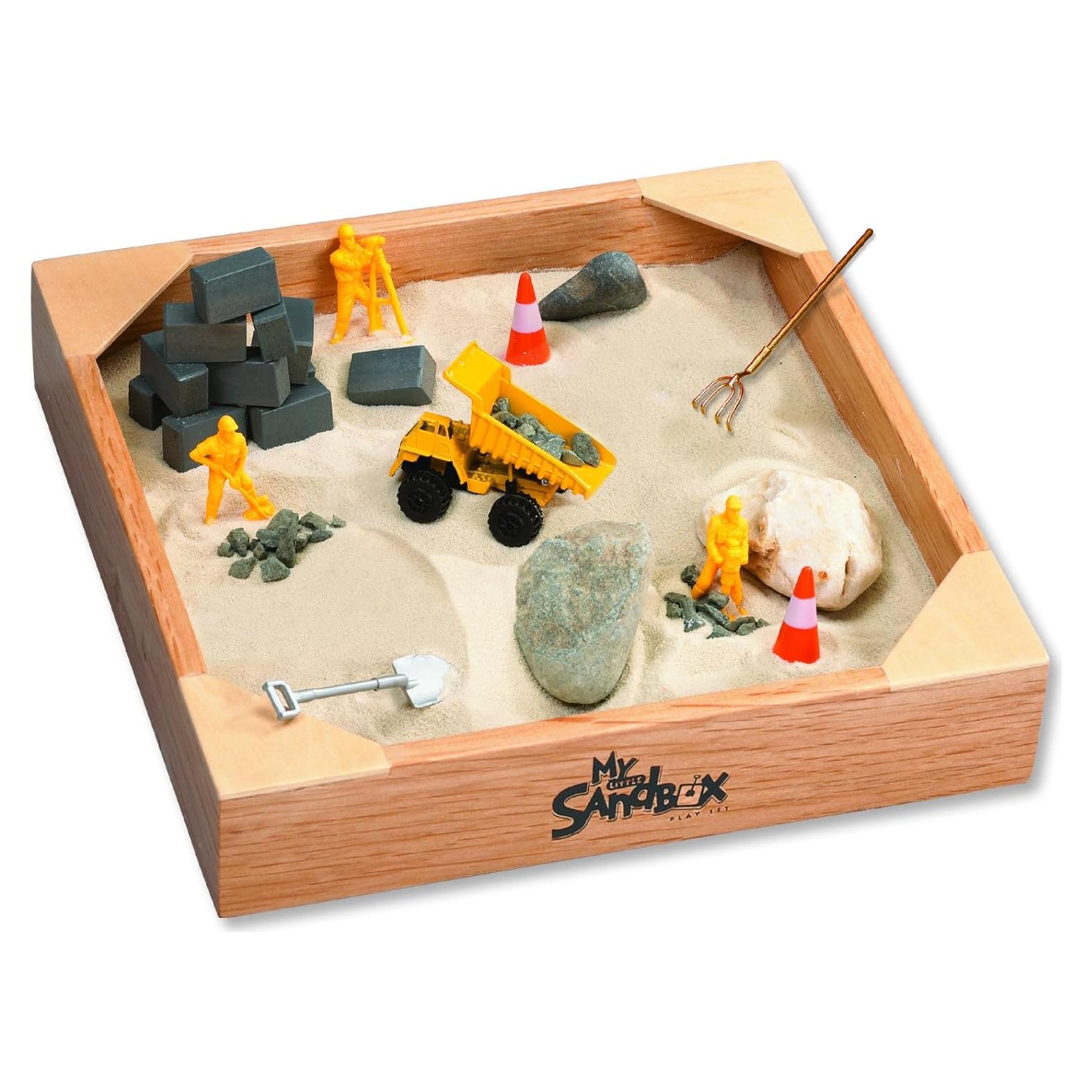 Mesa de Arena de Madera Mi Pequeña Arena 10" x 10" con Accesorios