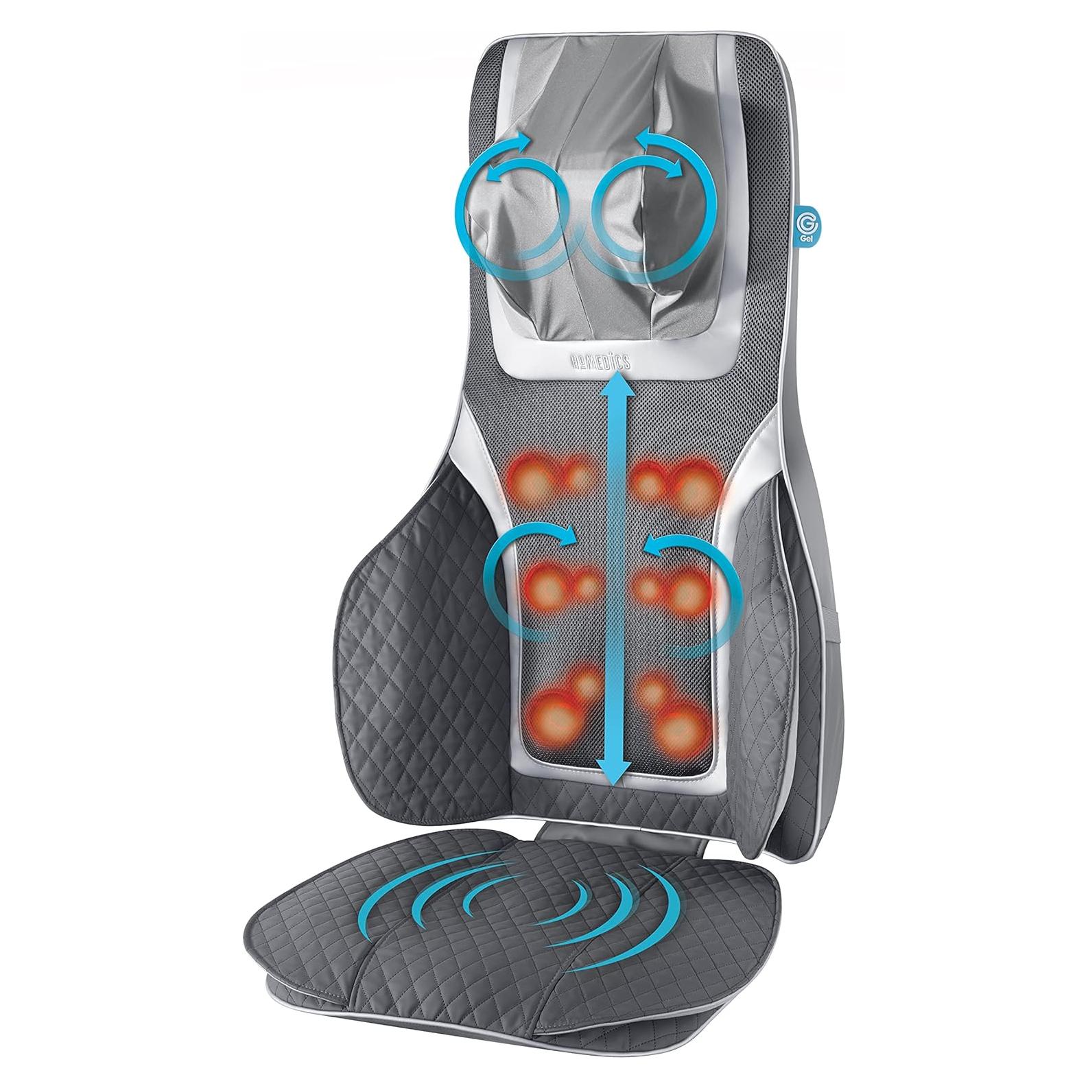 Cojín de Masaje Shiatsu HoMedics con Calor y Gel Suave