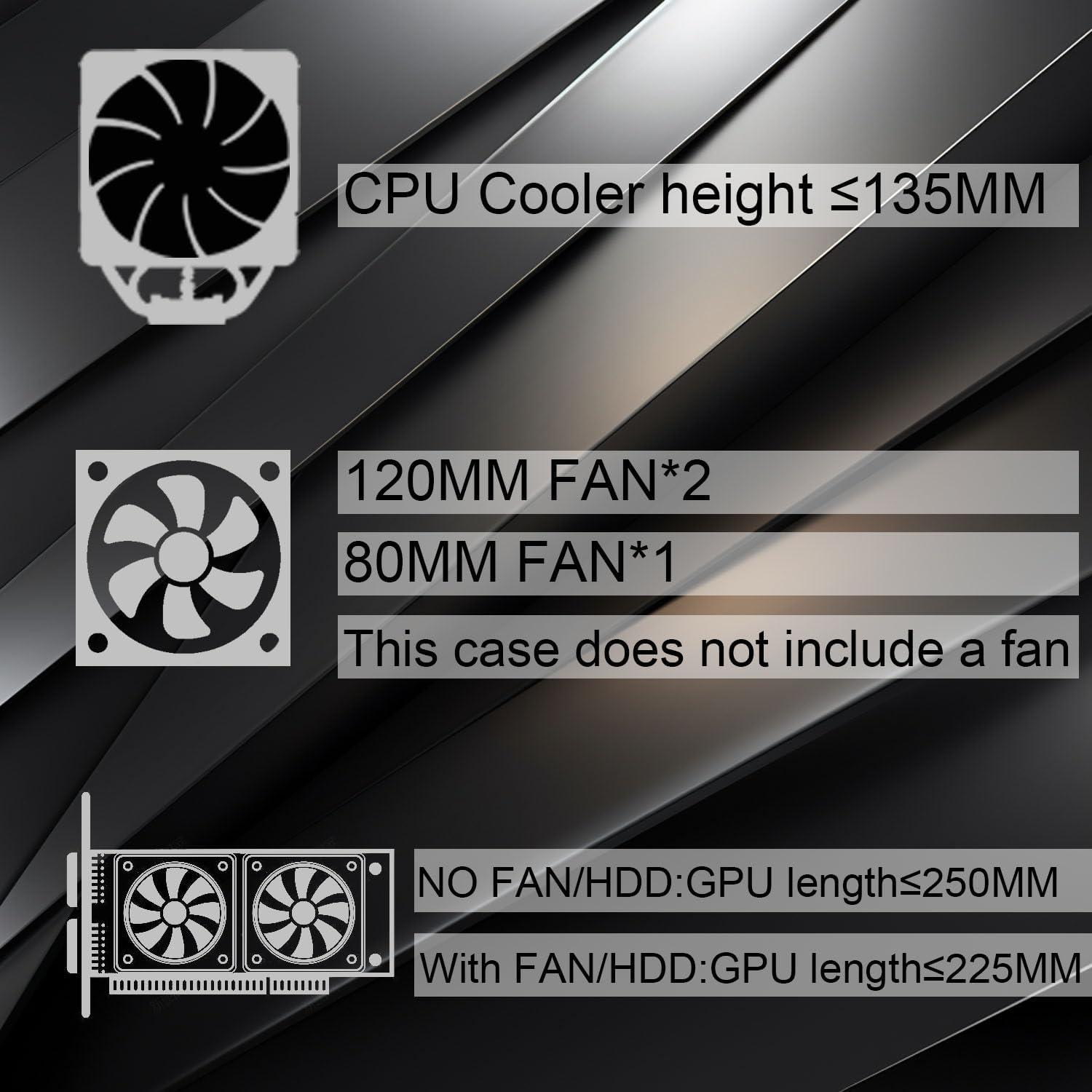 Caja de PC Micro ATX TGDGAMER H6-3000 Airflow, Negro