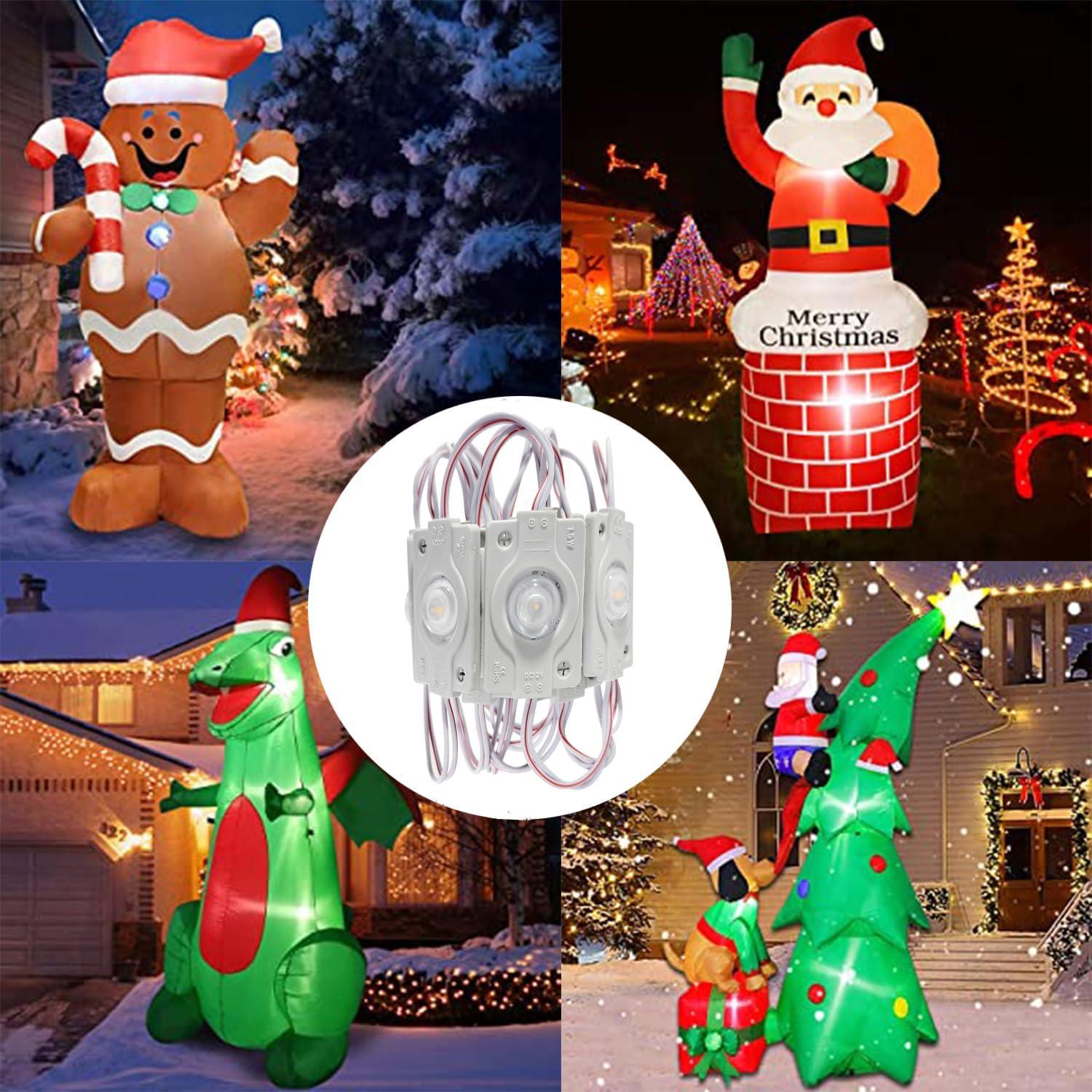 Luces LED de Reemplazo AOOYUANKE 20Pcs 3030 SMD IP65 Blancas