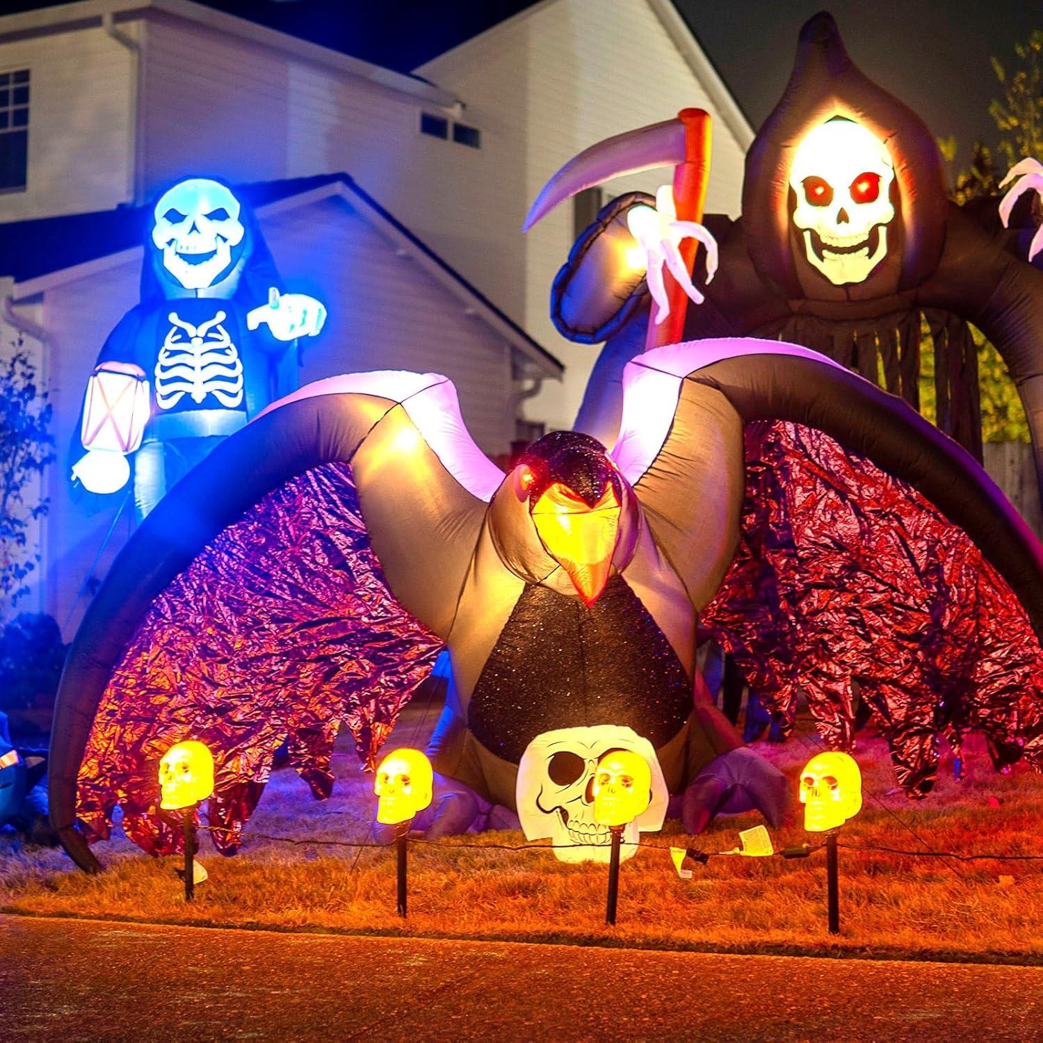 Juego de Ventiladores Inflables Wettal 12V 1.2A con Luces LED