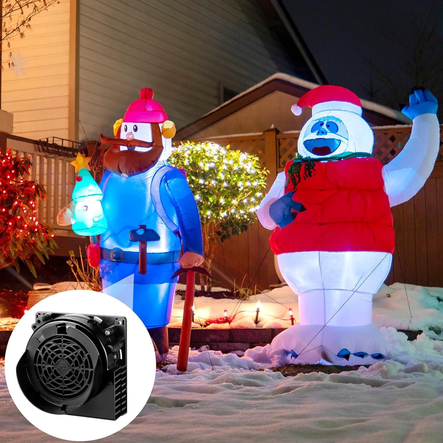 Juego de Ventiladores Inflables Wettal 12V 1.2A con Luces LED