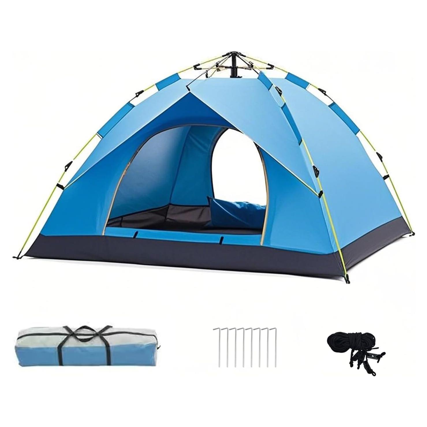 Tienda de Camping Wind Tour 2 Personas Ligera Azul
