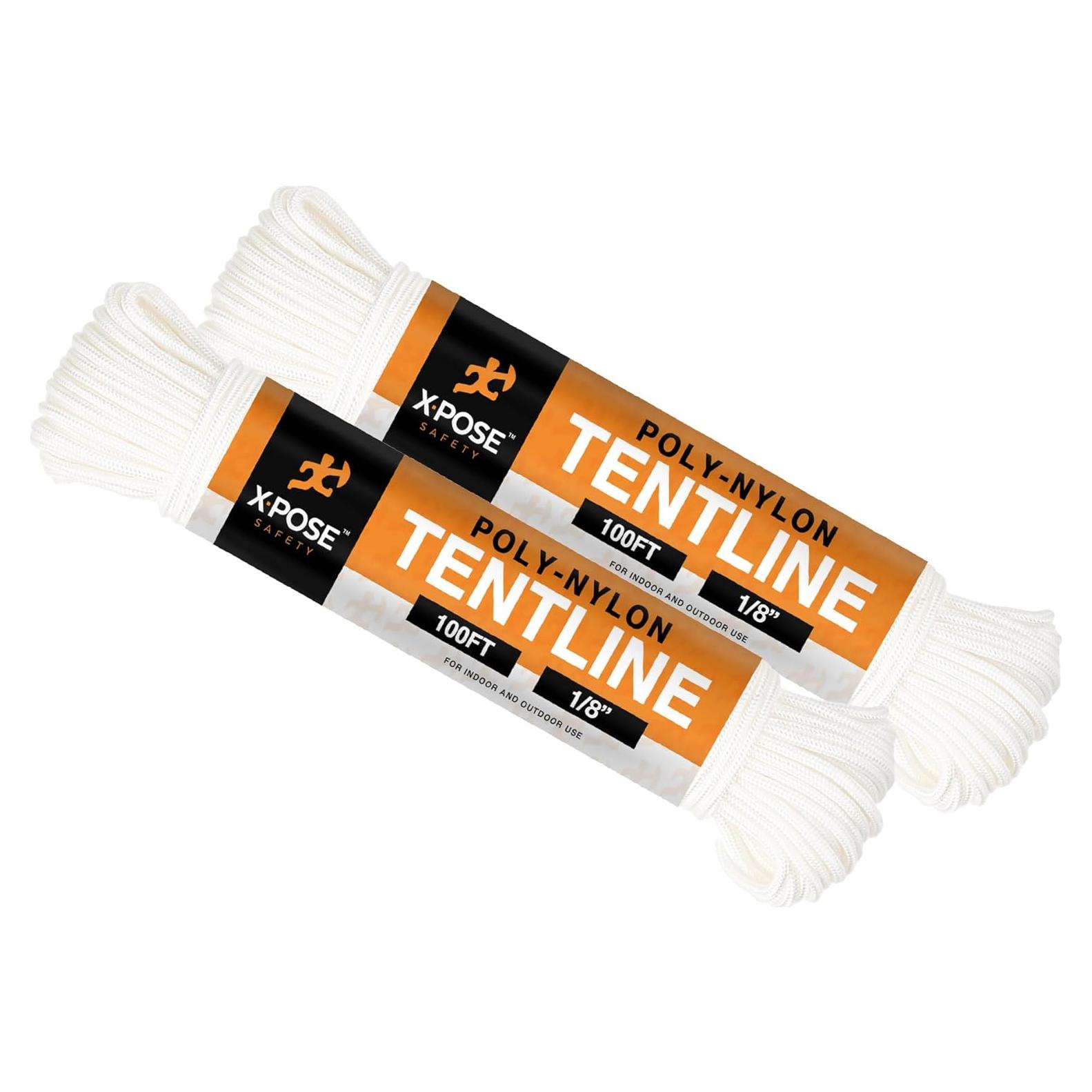 Cuerda de Nylon Reflectante 30.48 m Xpose Safety - Paquete de 2